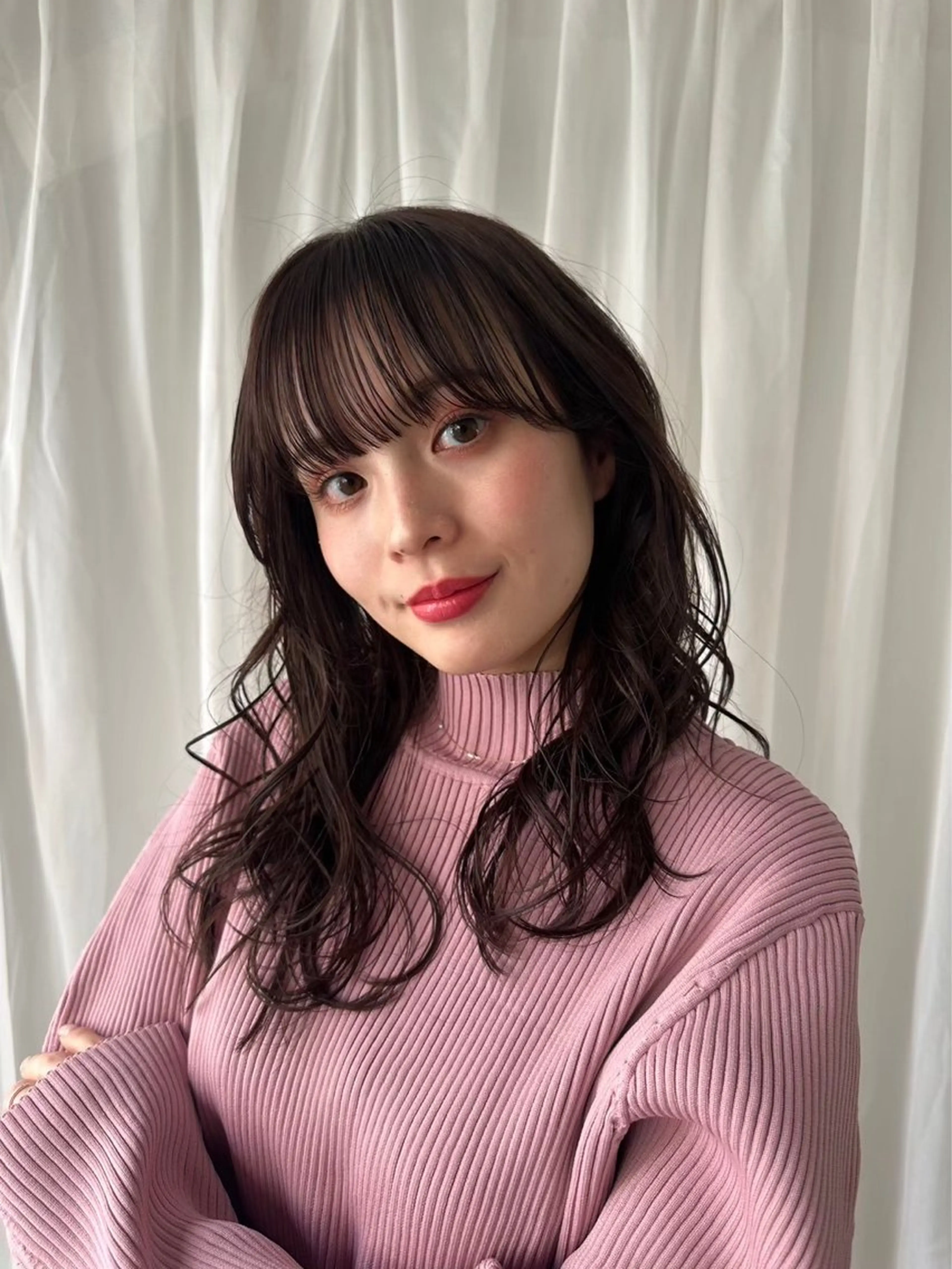 ロング パーマ 似合わせカラー/ えみな🍊✨️のヘアスタイル