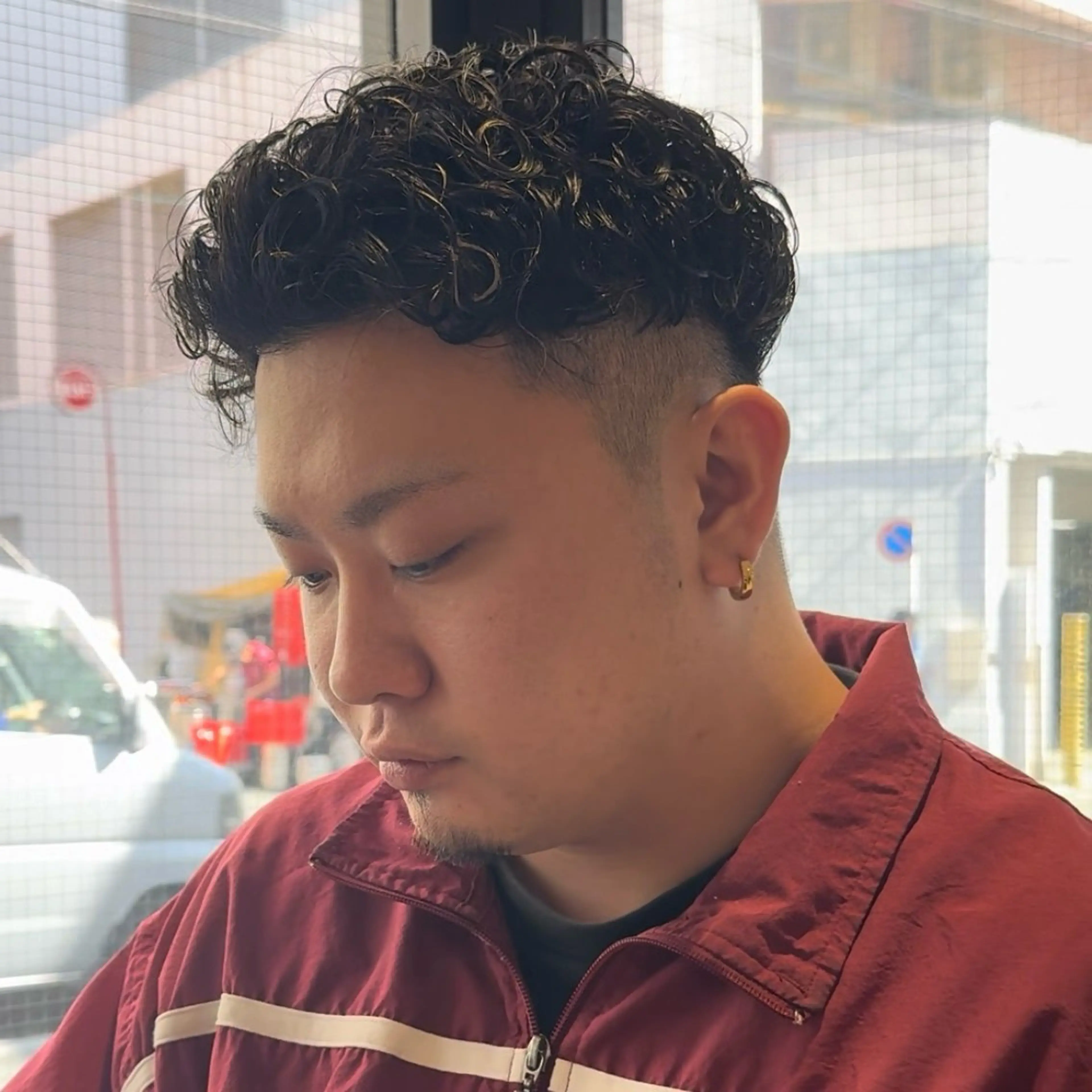 パーマ メンズ フェザー/ニュアンス パーマ/ryutoのヘアスタイル