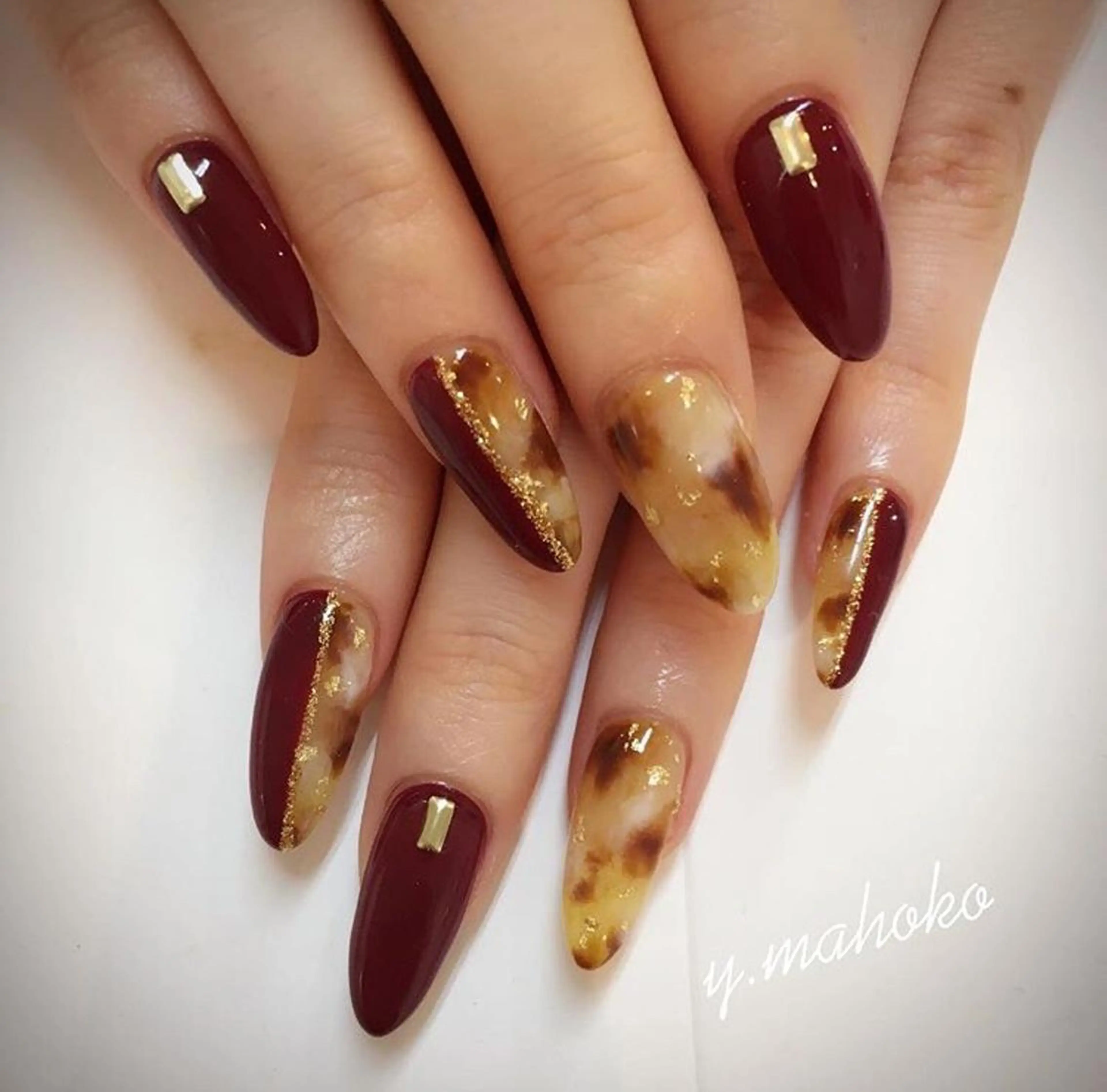 ネイル She nail studio 原宿所属・パラジェル有/ スカルプ/mahoのネイルデザイン