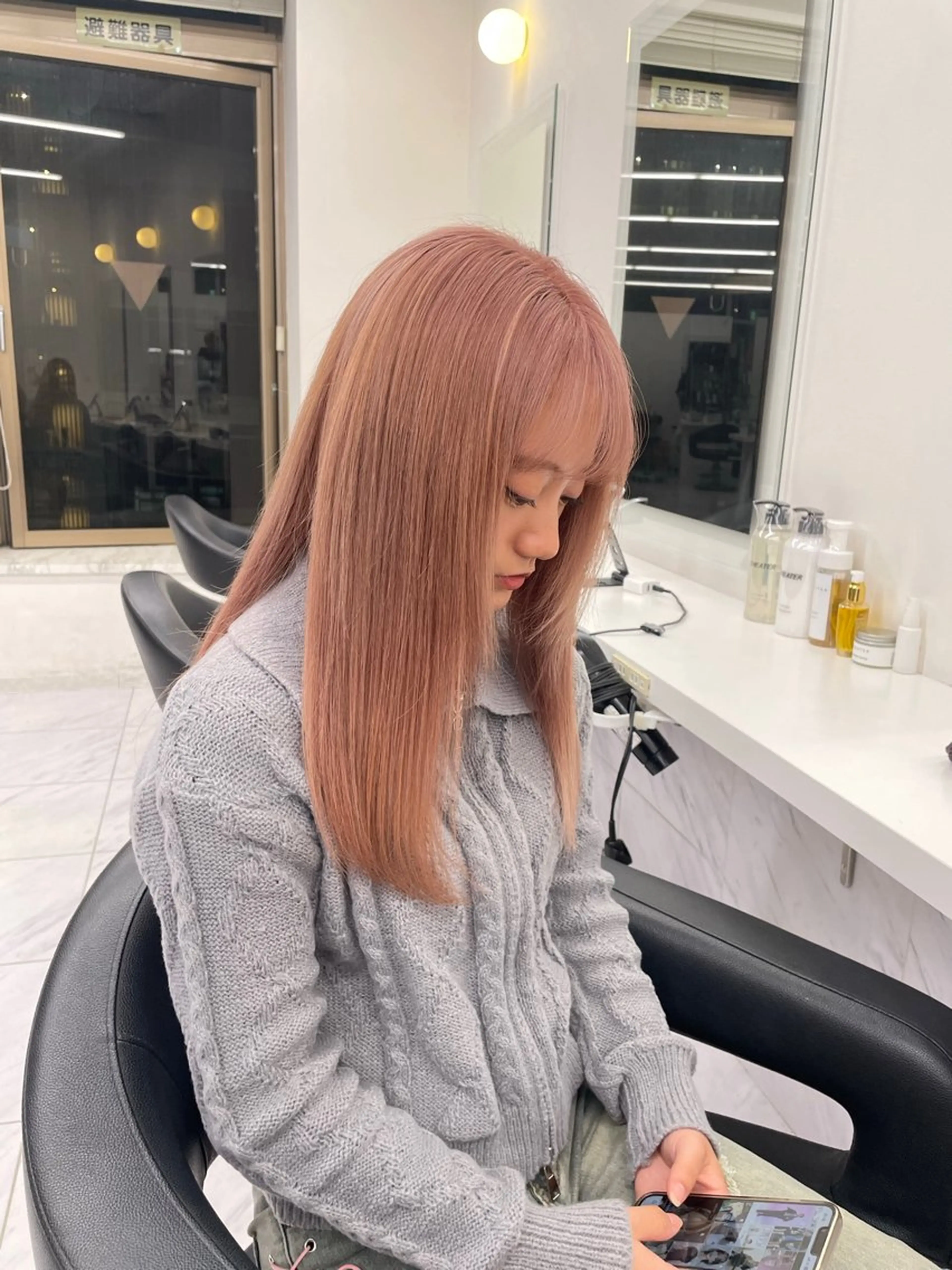 ロング カラー ヘアアレンジ ヘアカラー トリートメント ヘアセット 💗横浜美容室 💗HARUNAのヘアスタイル