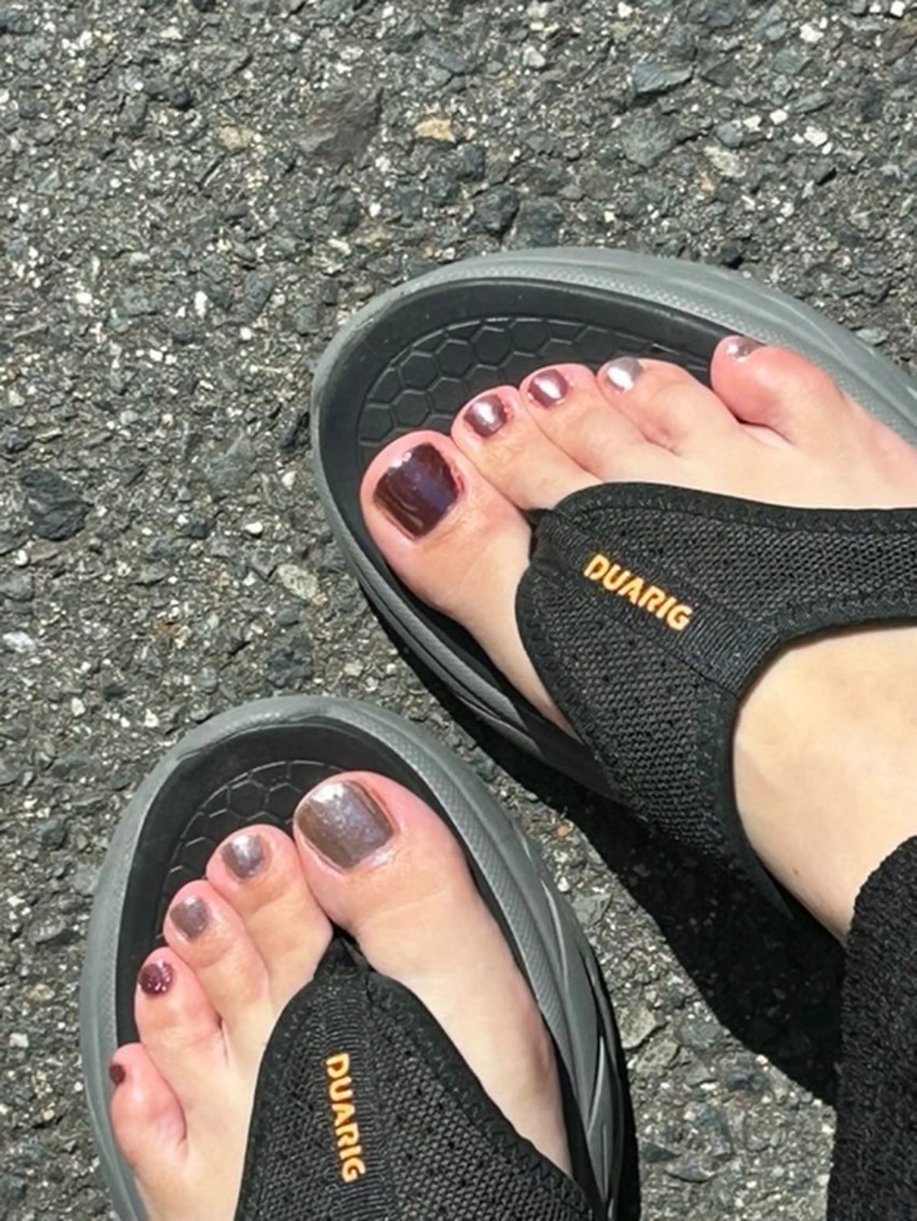 ネイル フットネイル キラキラネイル ミラーネイル kira-la キララ･:*..のネイルデザイン