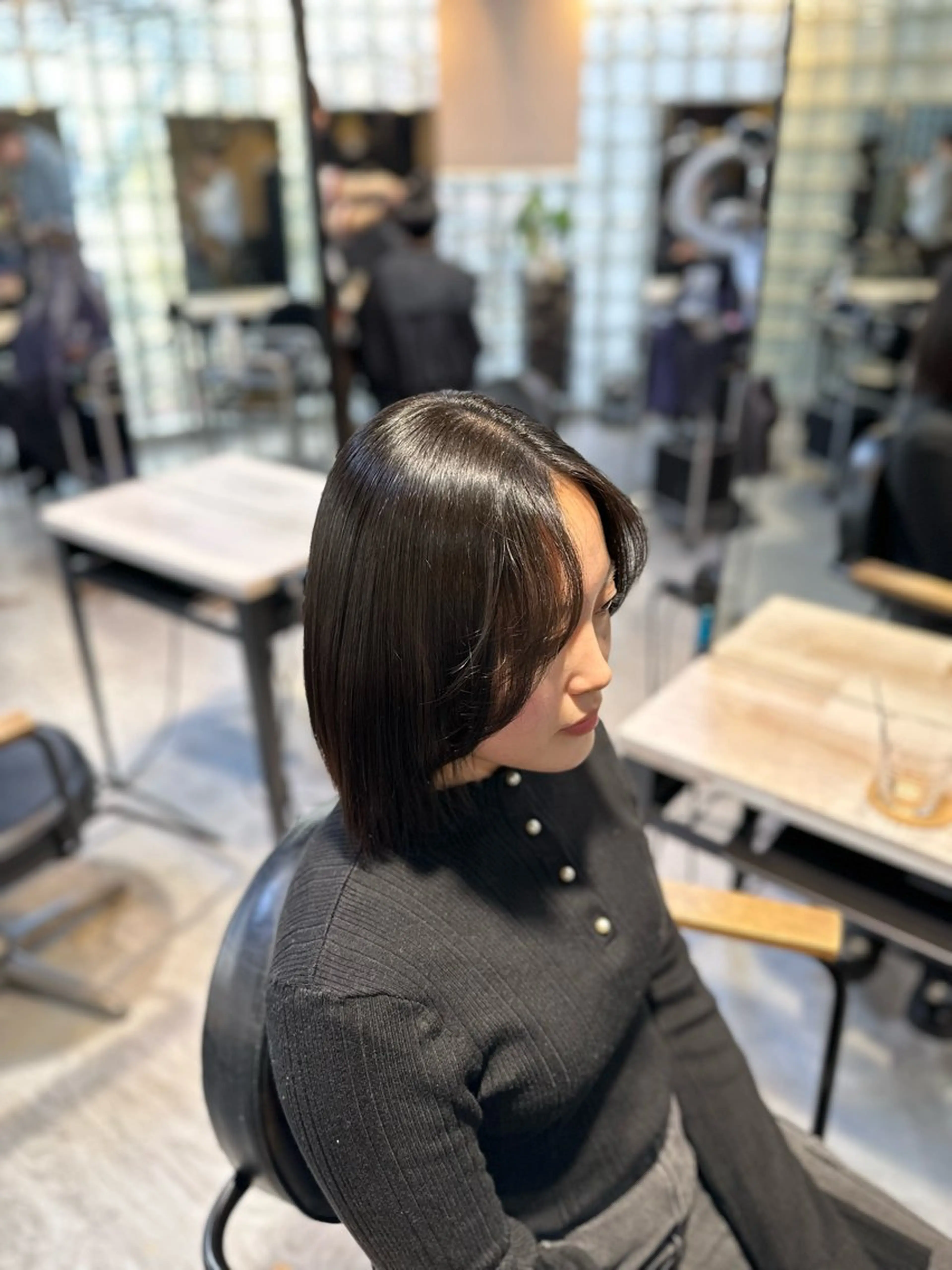 ミディアム 縮毛矯正 🪐縮毛矯正／海陸 翔のヘアスタイル