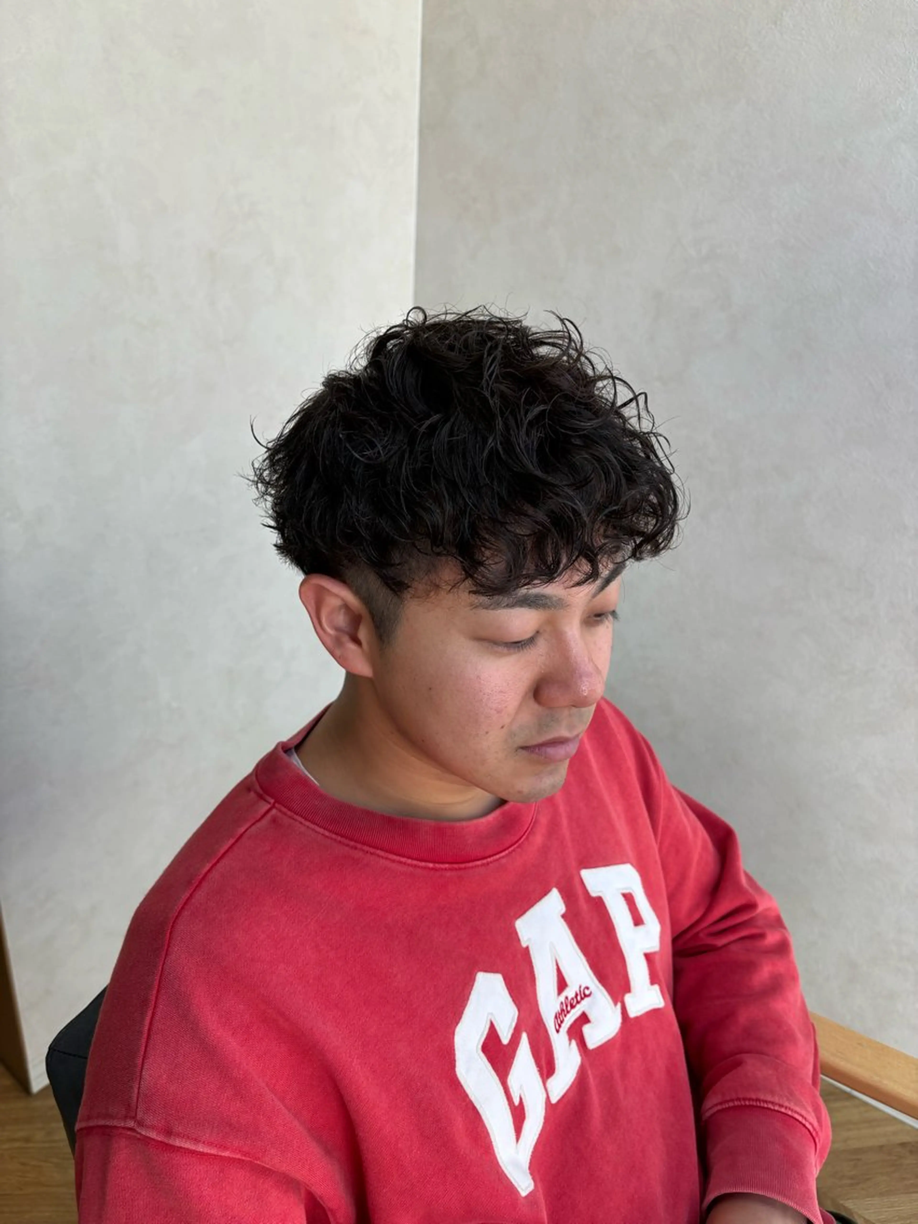 パーマ メンズ メンズパーマ カット パーマ newi大分/ 磯部栞里／艶感カラーのヘアスタイル