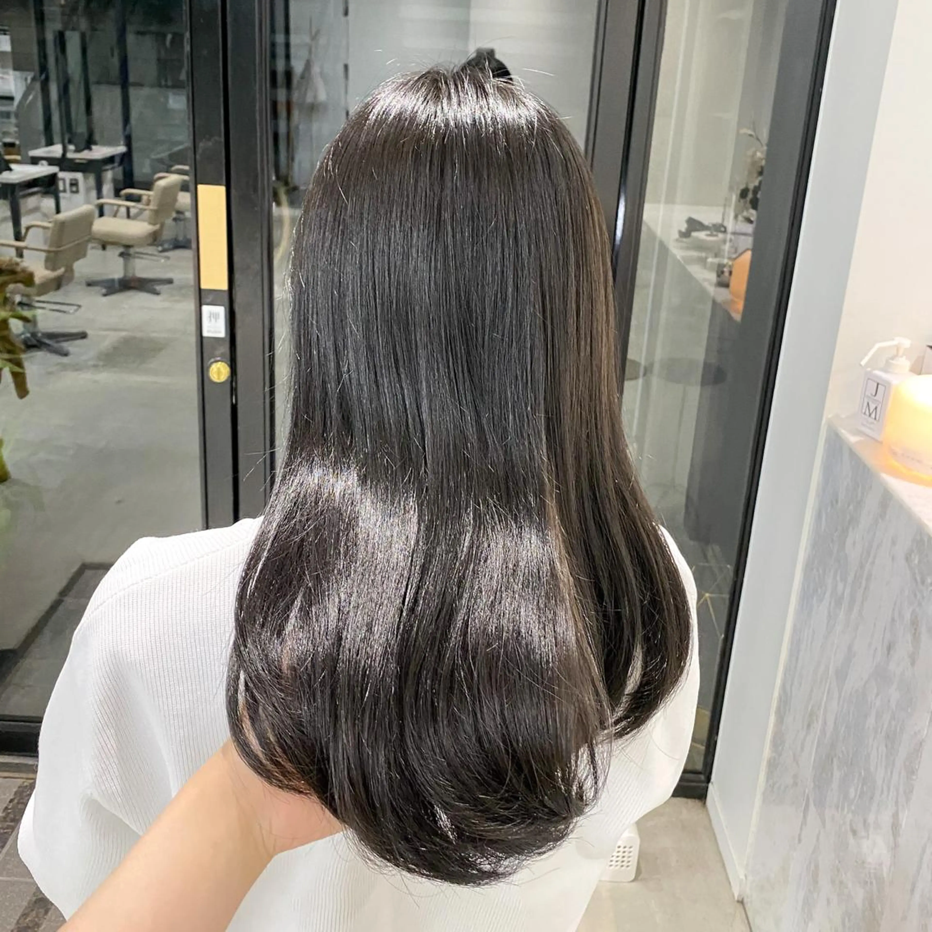 ロング カラー ヘアカラー トリートメント ブリーチなしカラー 🤍　Mihanaのヘアスタイル