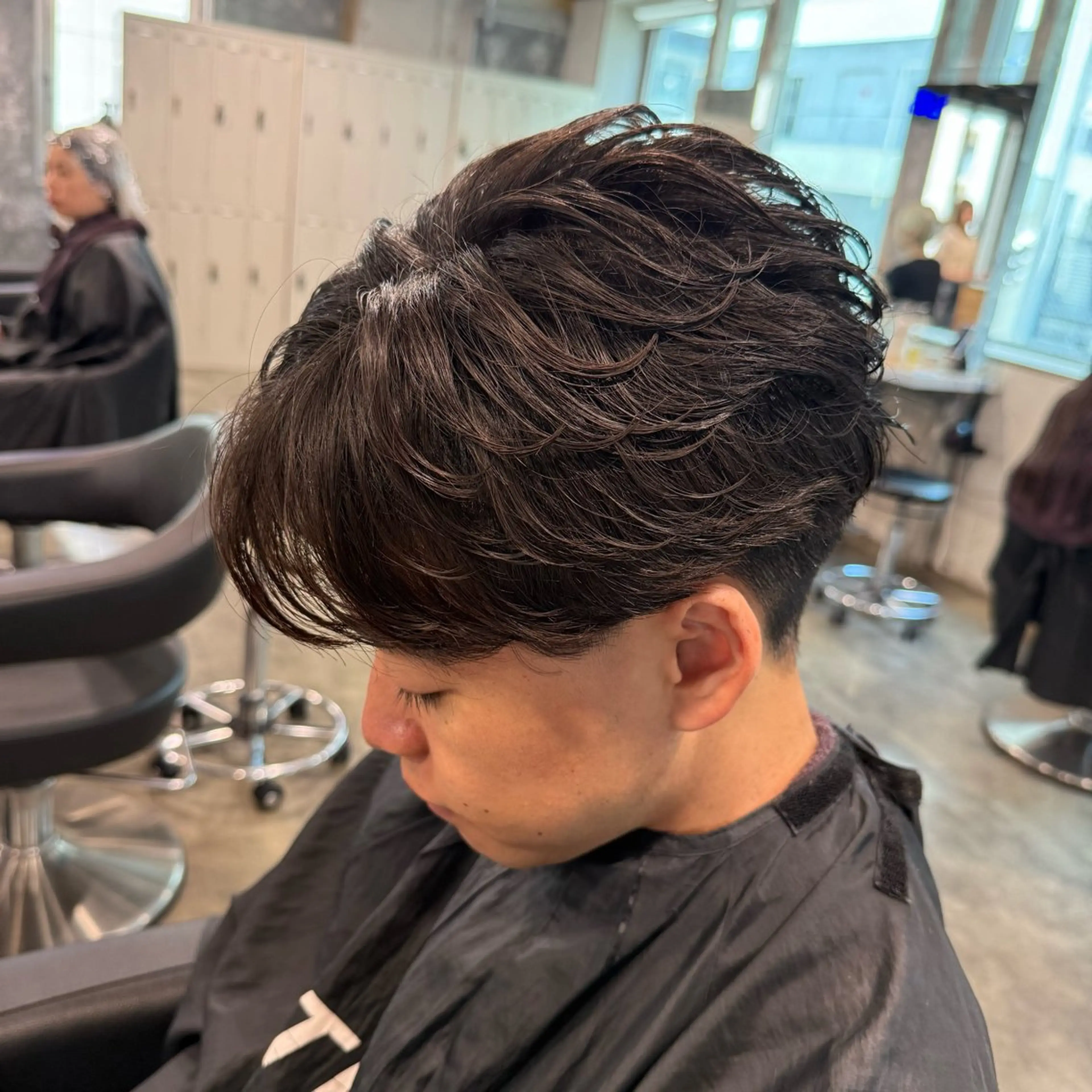 ショート カラー パーマ ヘアアレンジ メンズ キッズ 🔷横浜1のパーマ 職人🔷将太郎のヘアスタイル