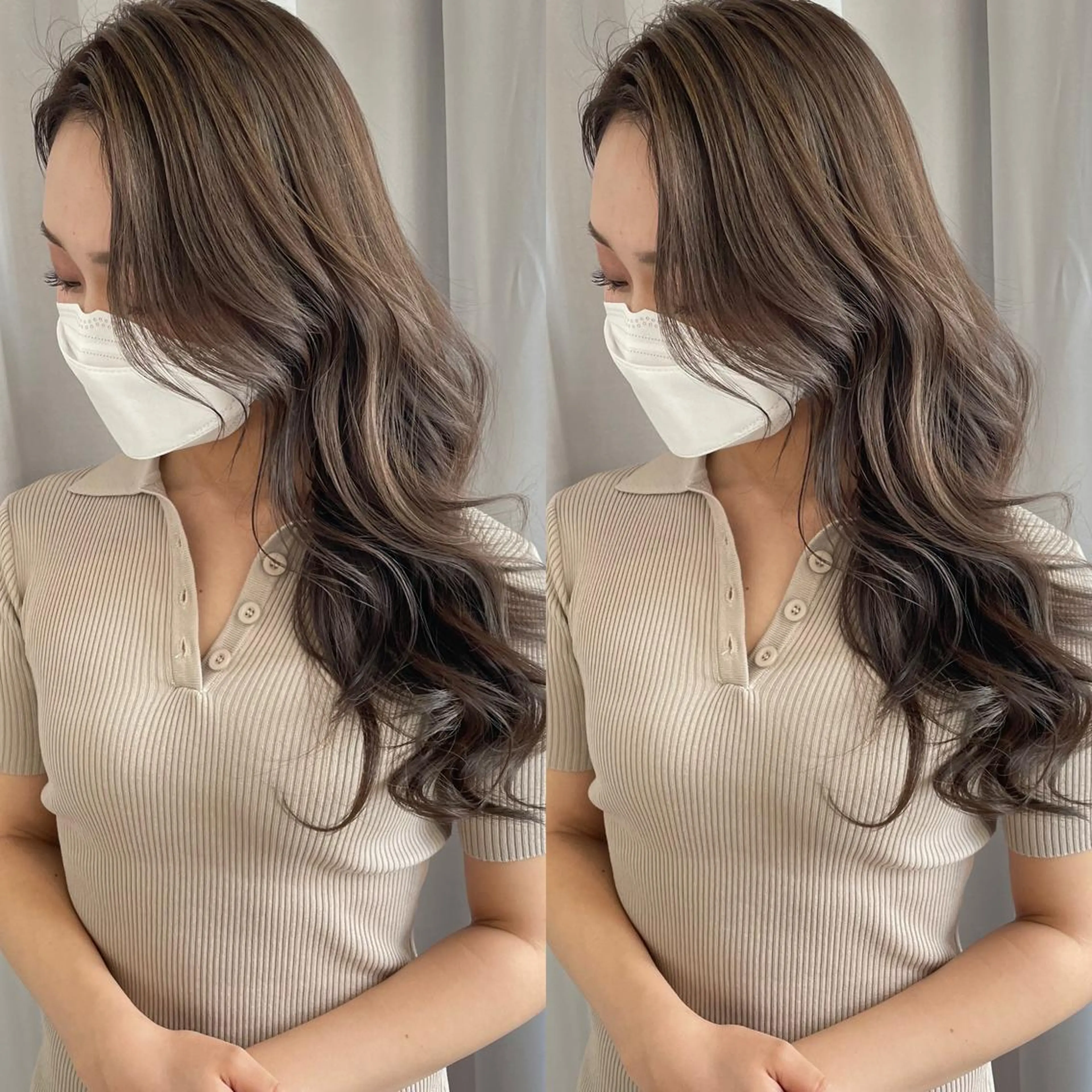 ロング カラー 💜ハイトーン💛 マジカルかいちゃんのヘアスタイル