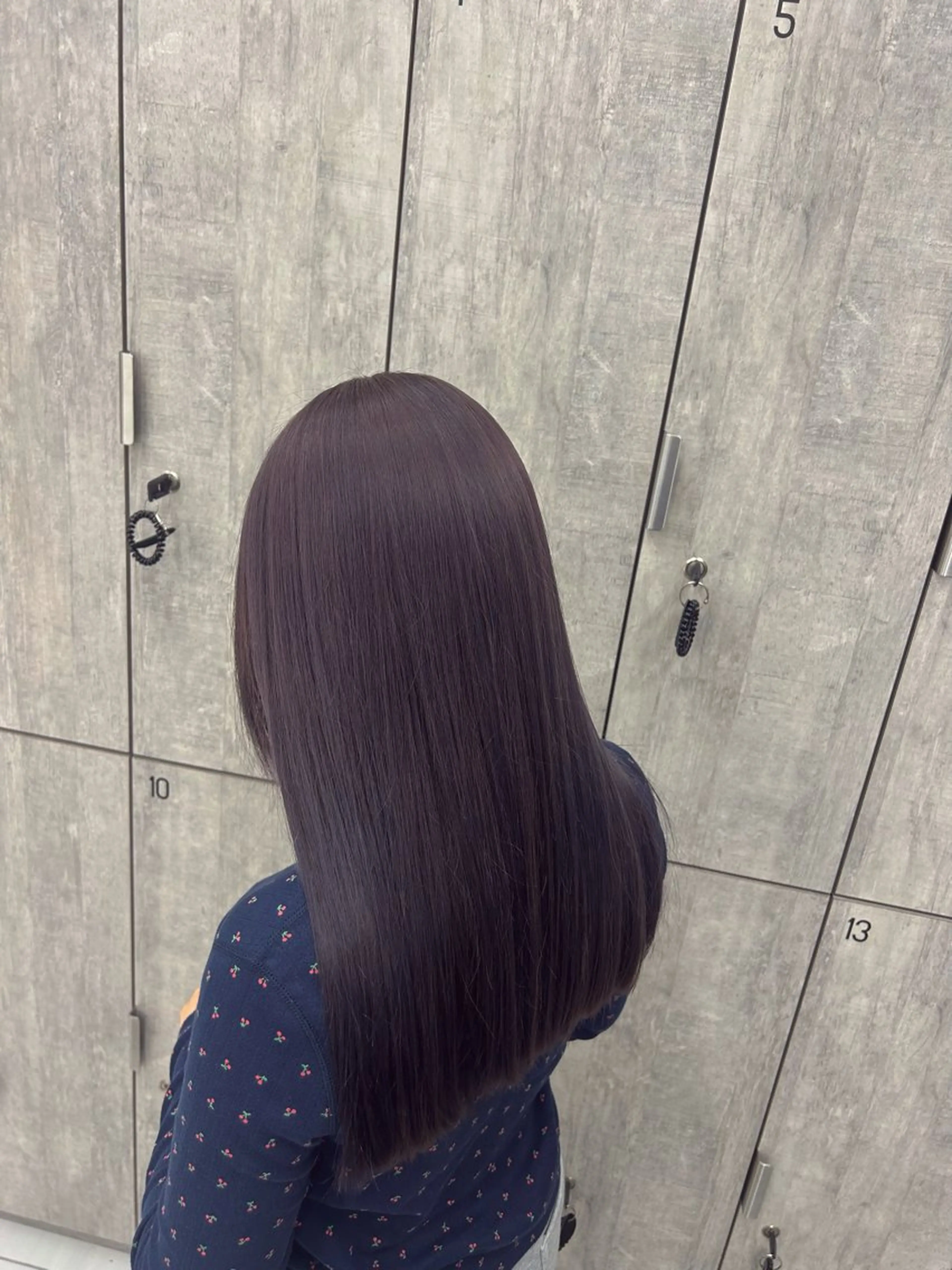 ロング カラー ラベンダーカラー 海外風カラー enaのヘアスタイル