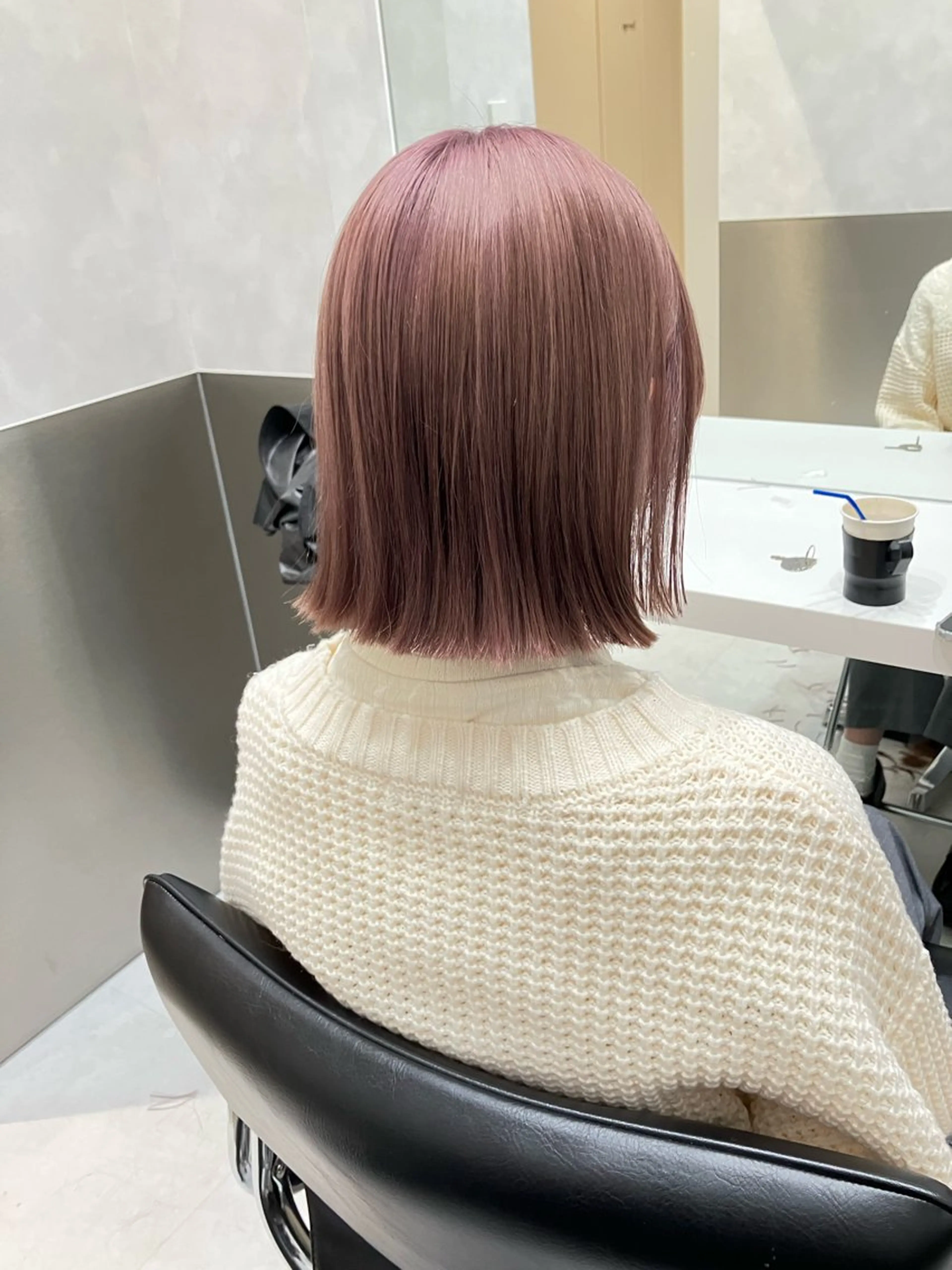 ロング カラー カット ヘアカラー トリートメント ヘッドスパ 💖ブリーチなし透明 感💖ASAHIのヘアスタイル