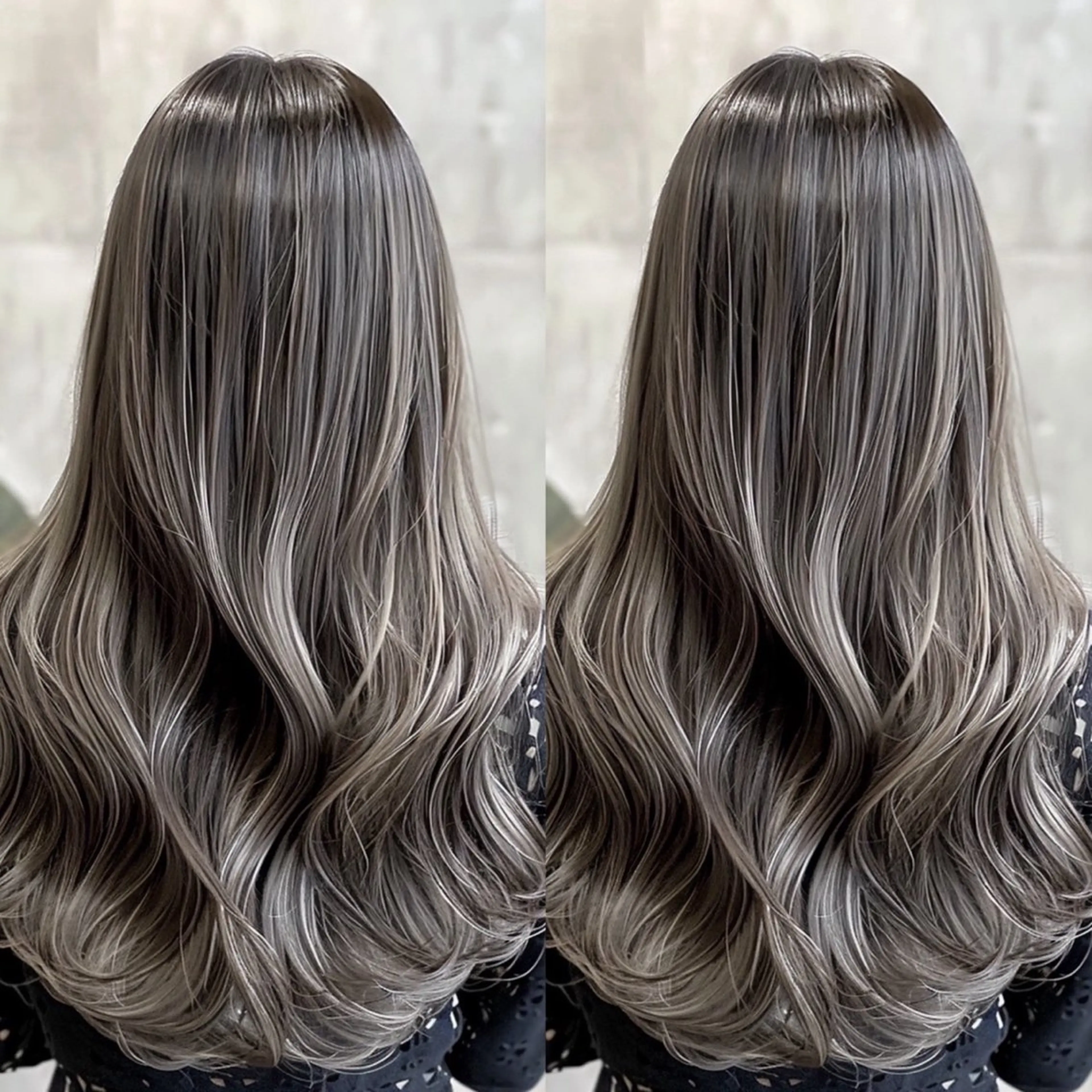 カラー ブリーチなしWカラー 超特化/YURAのヘアスタイル