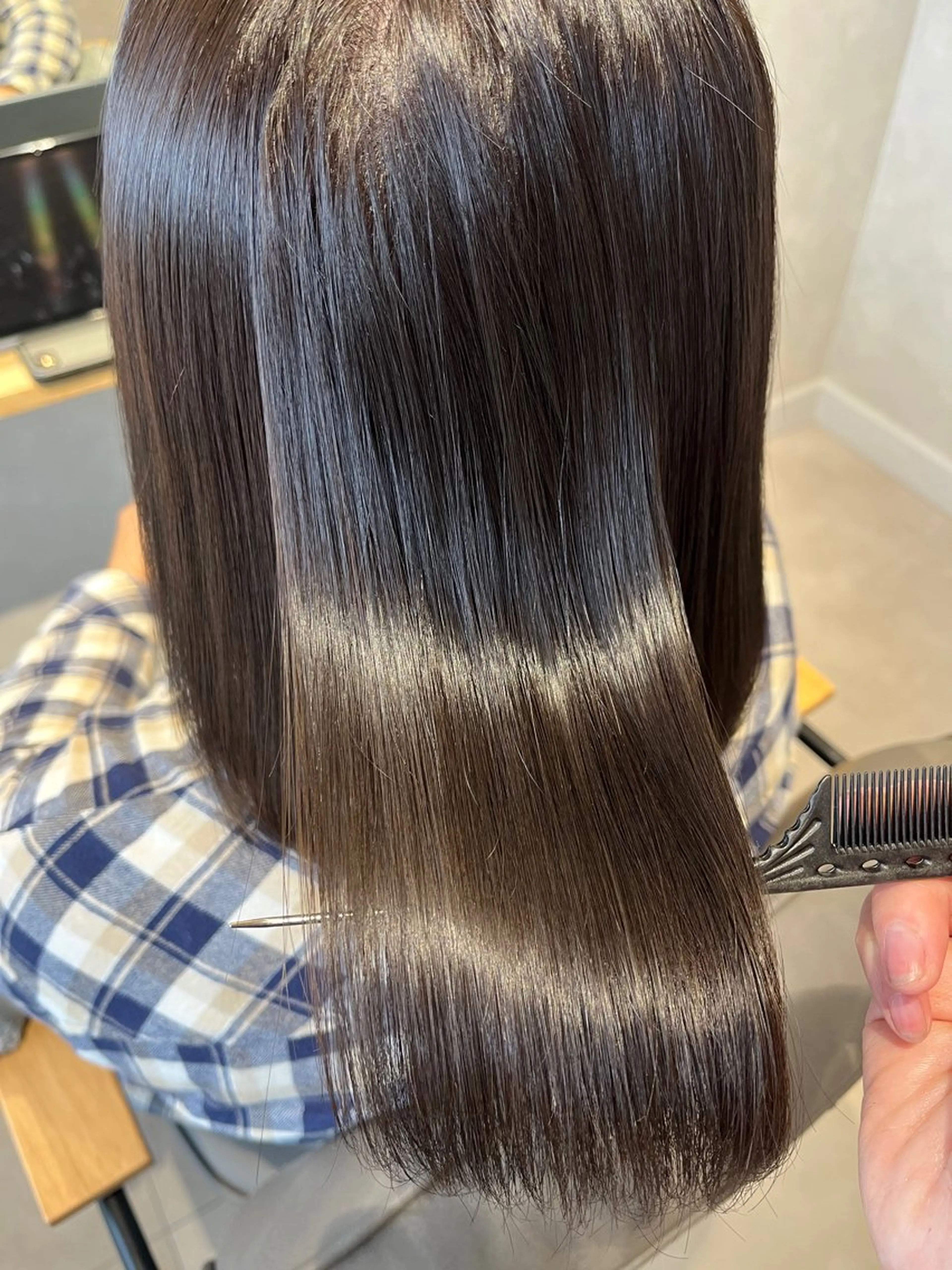 カラー 髪質改善 ヘアカラー トリートメント ヘッドスパ ✨NEW OPEN／ 透明感カラー／はるかのヘアスタイル