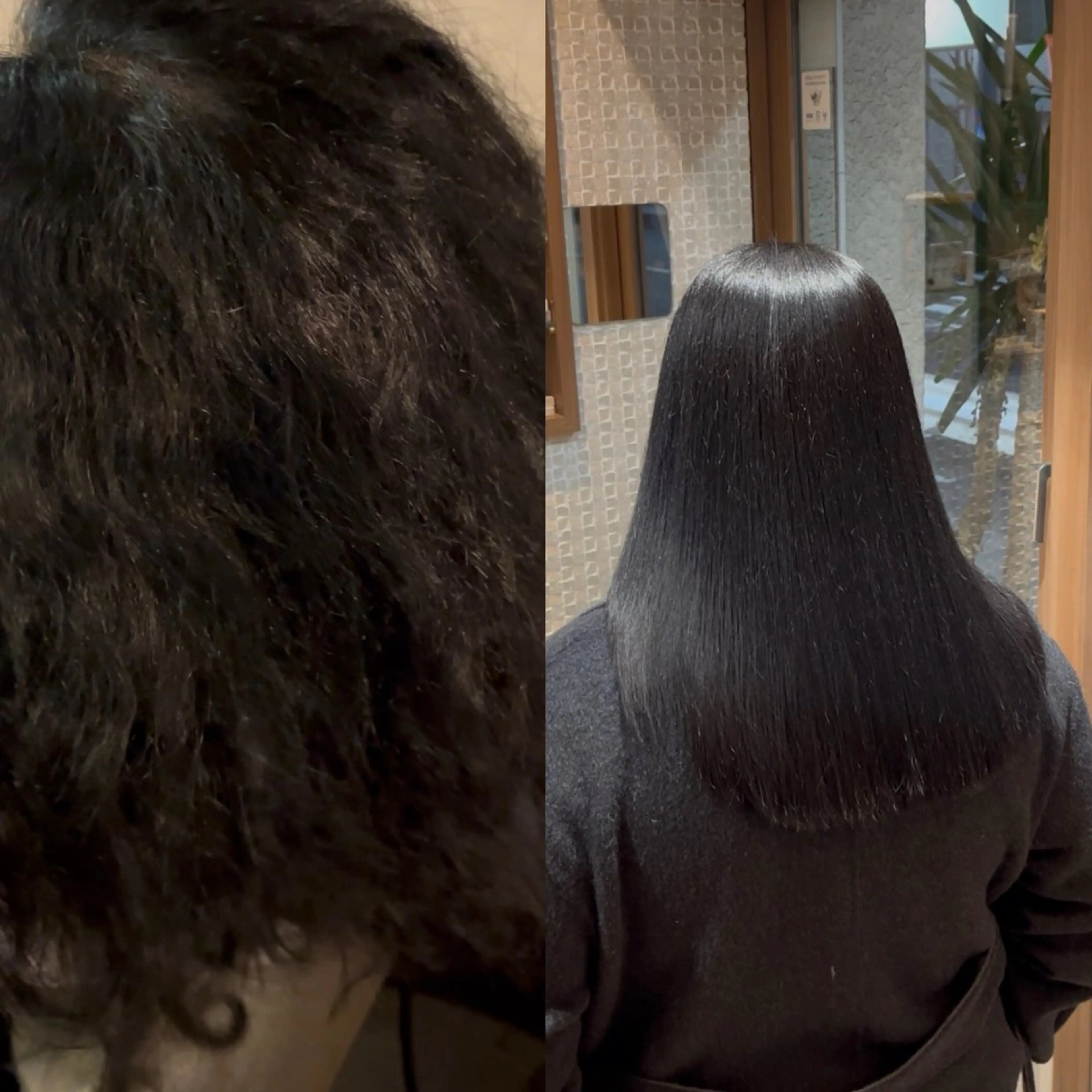 ロング 髪質改善 縮毛矯正 カット 縮毛矯正 トリートメント 渋谷👑艶髪縮毛矯正 曲がる矯正✨ヒガシのヘアスタイル