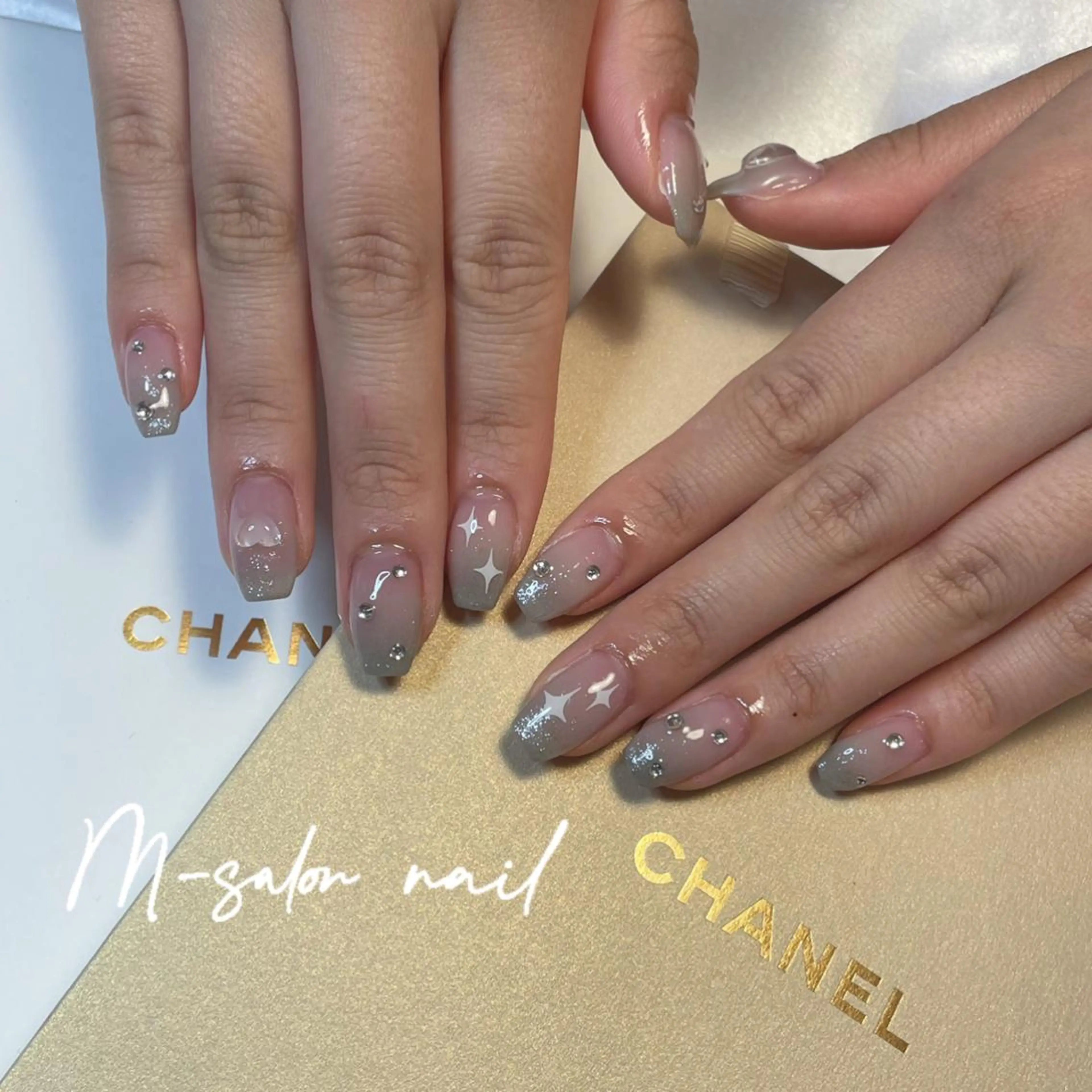 ネイル ハンドネイル 韓国/網紅/パーツ M-salonのネイルデザイン