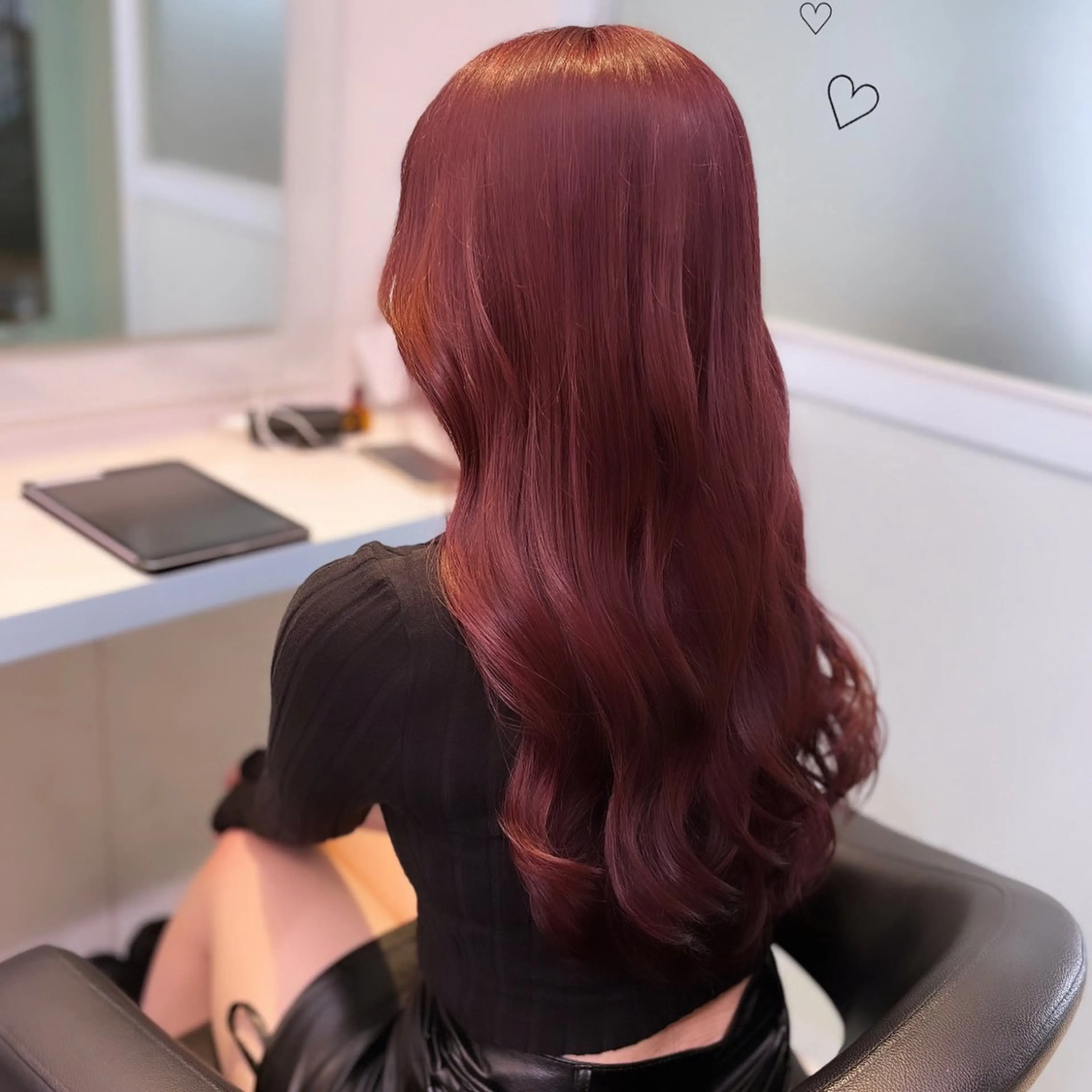 セミロング カラー ヘアアレンジ 愛されカラー🩷 はるなのヘアスタイル