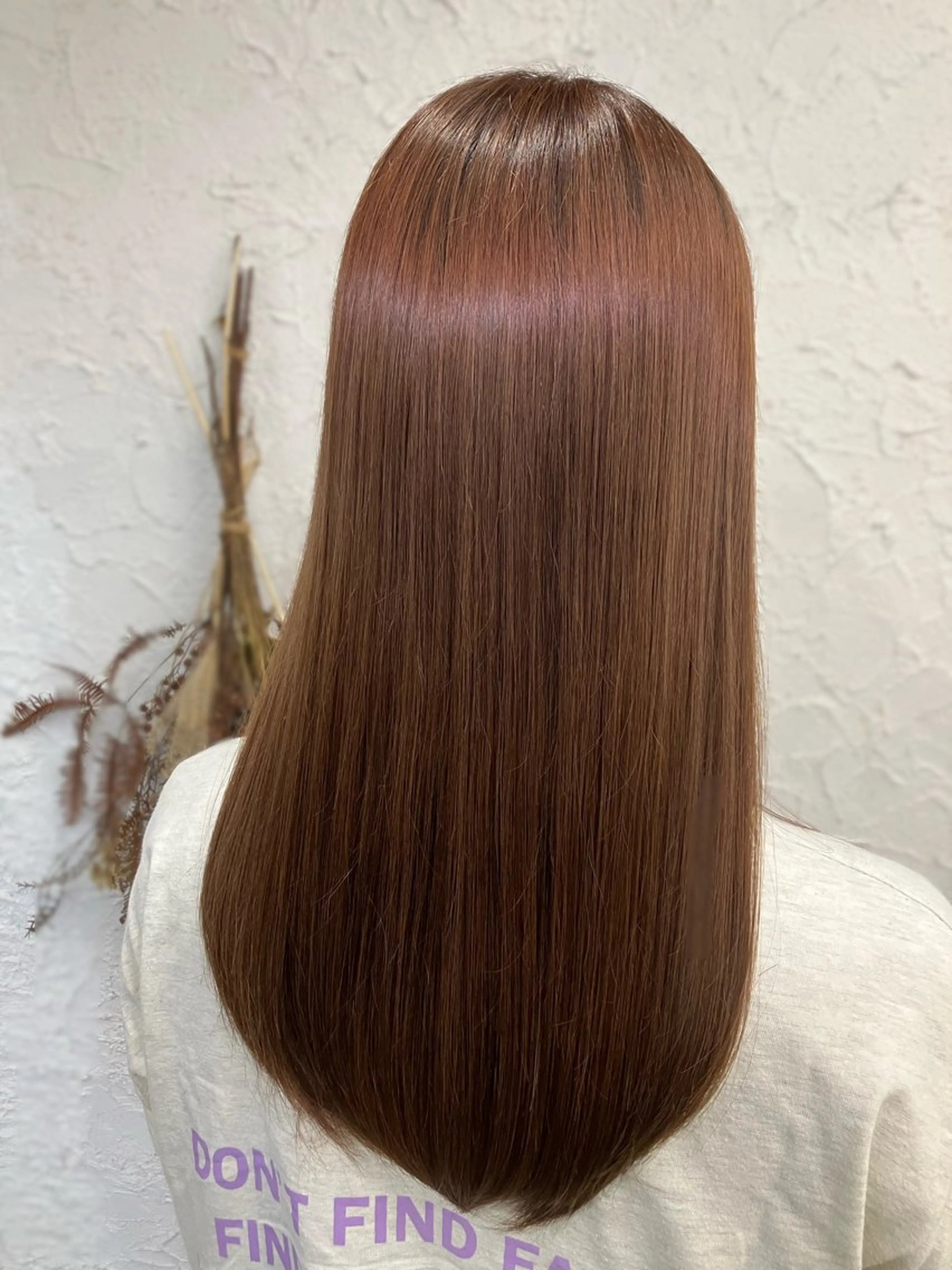 ロング カット 縮毛矯正 末吉 慶多のヘアスタイル