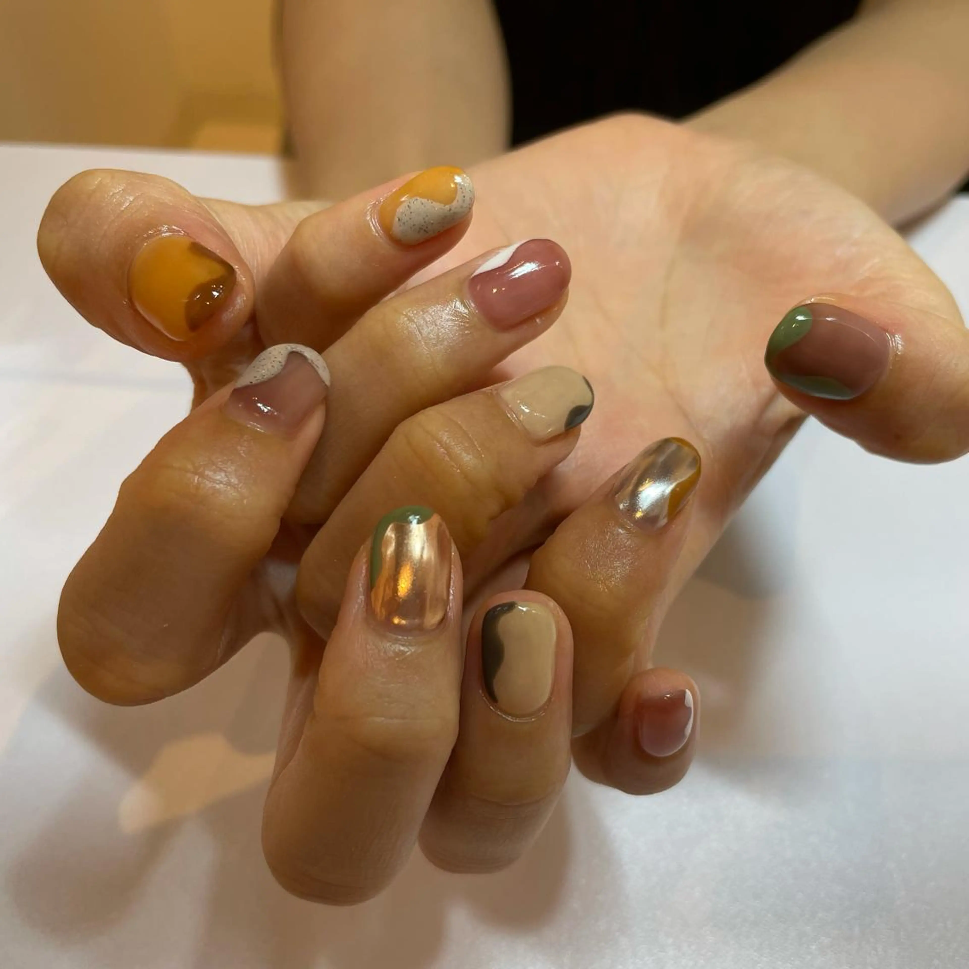 ネイル ニュアンスネイル ハンドネイル MIUNail YUMIのネイルデザイン