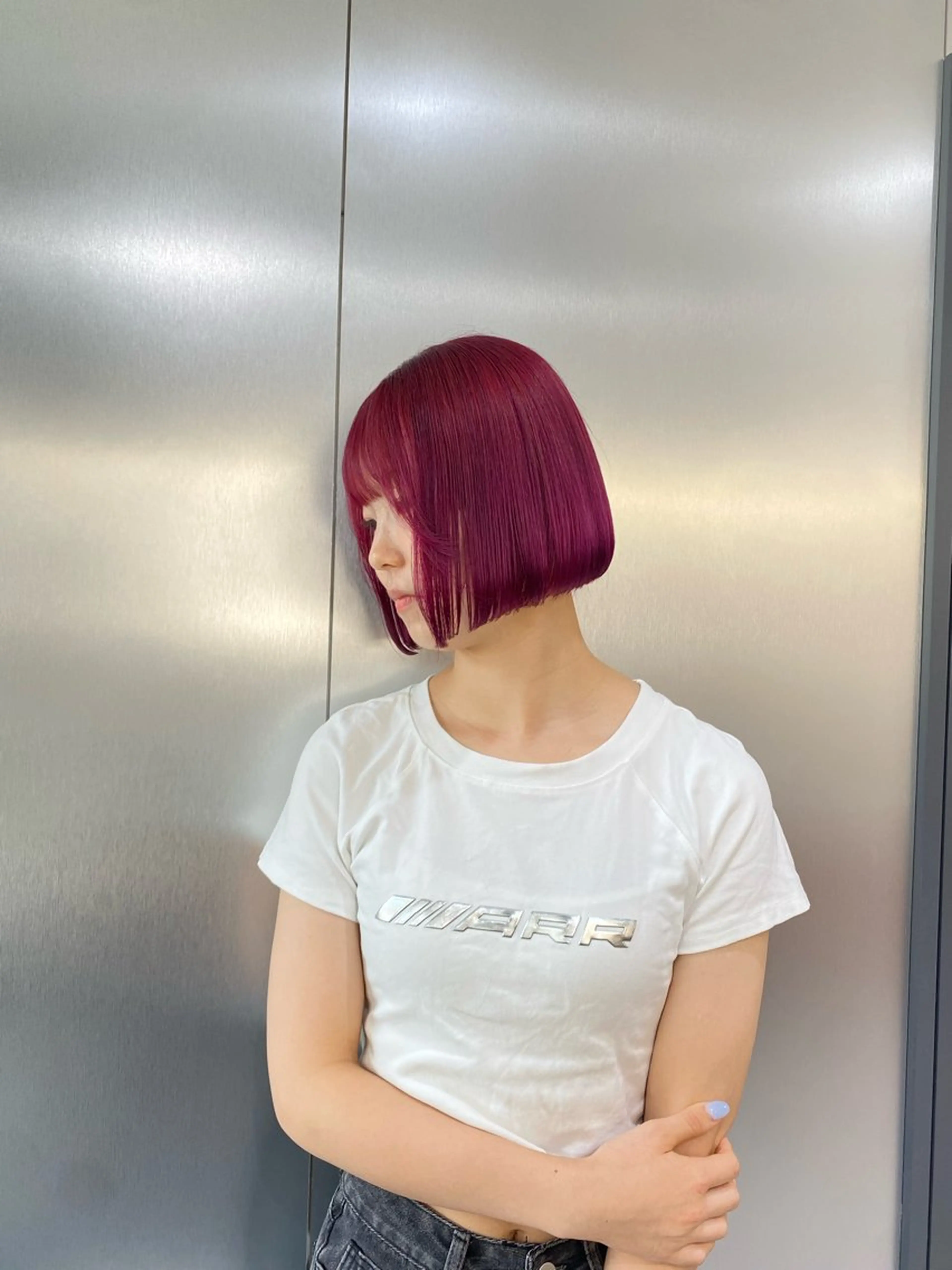 カラー ヘアカラー 薮本 真優のヘアスタイル