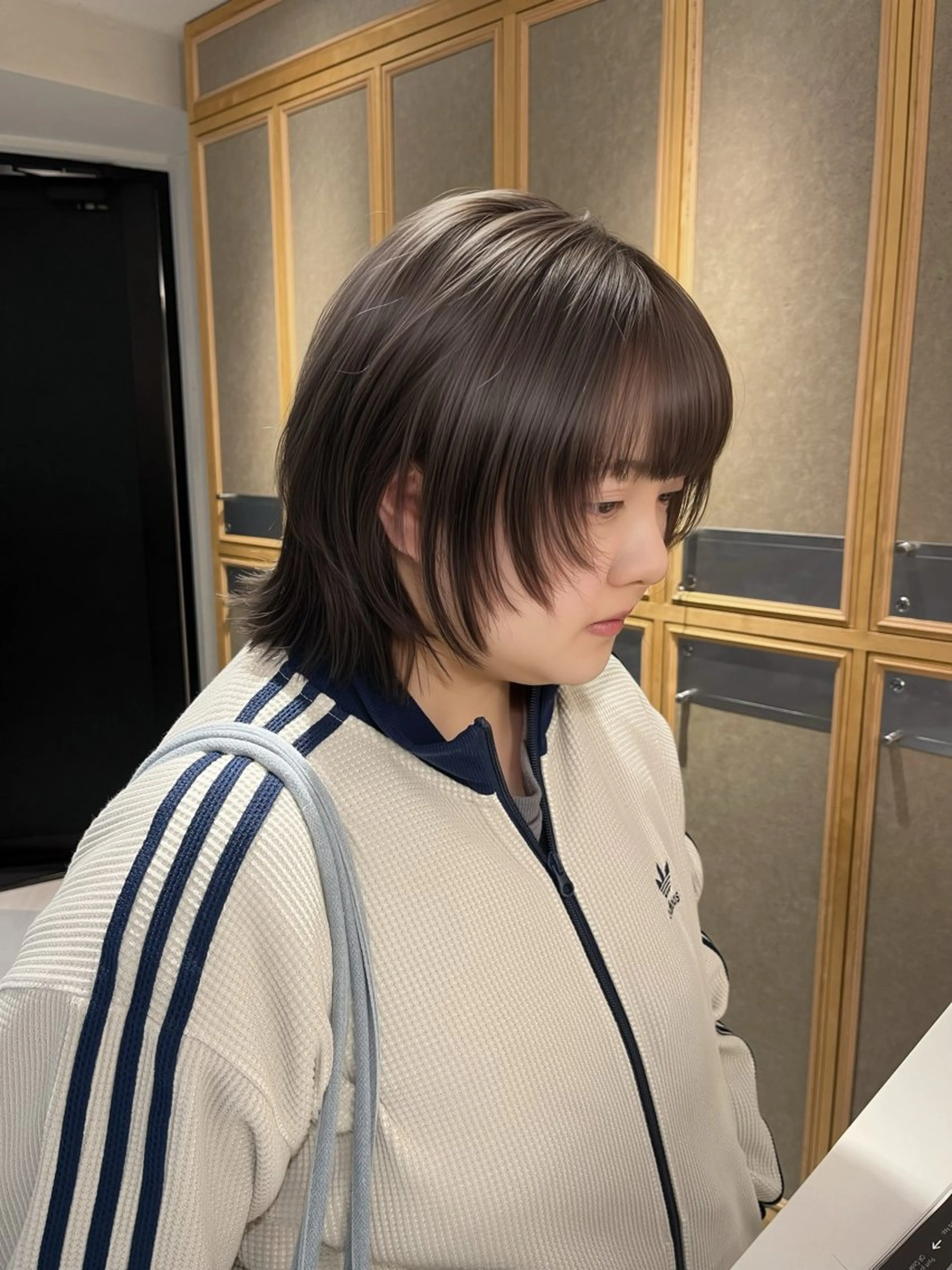 ミディアム カラー ヘアカラー トリートメント ナミ🩶暗髪/暖色 ❤️/透明感/縮毛のヘアスタイル