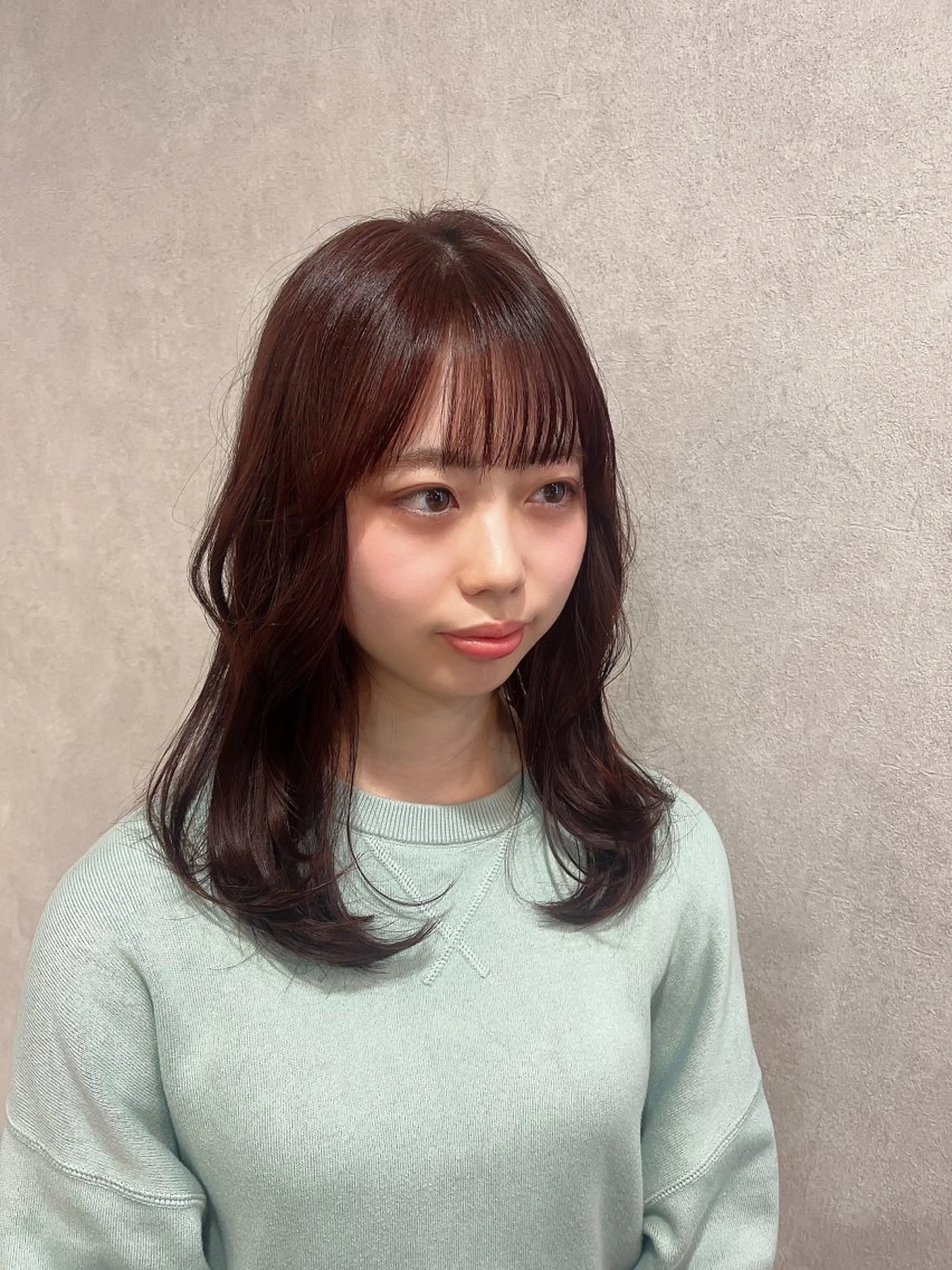 カラー ブラウンカラー ヘアカラー いまい ちひろのヘアスタイル