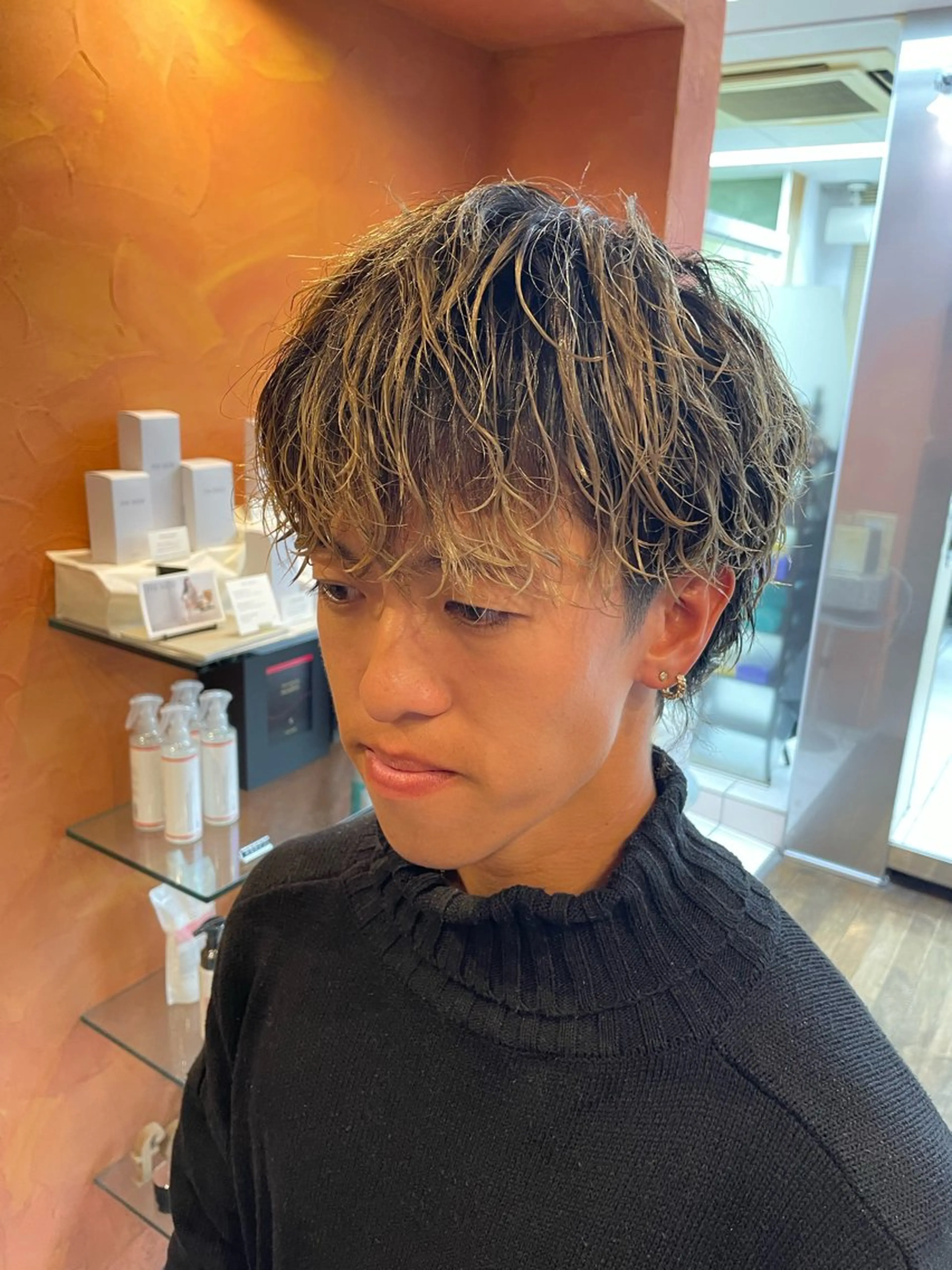 ショート パーマ asano yuiのヘアスタイル