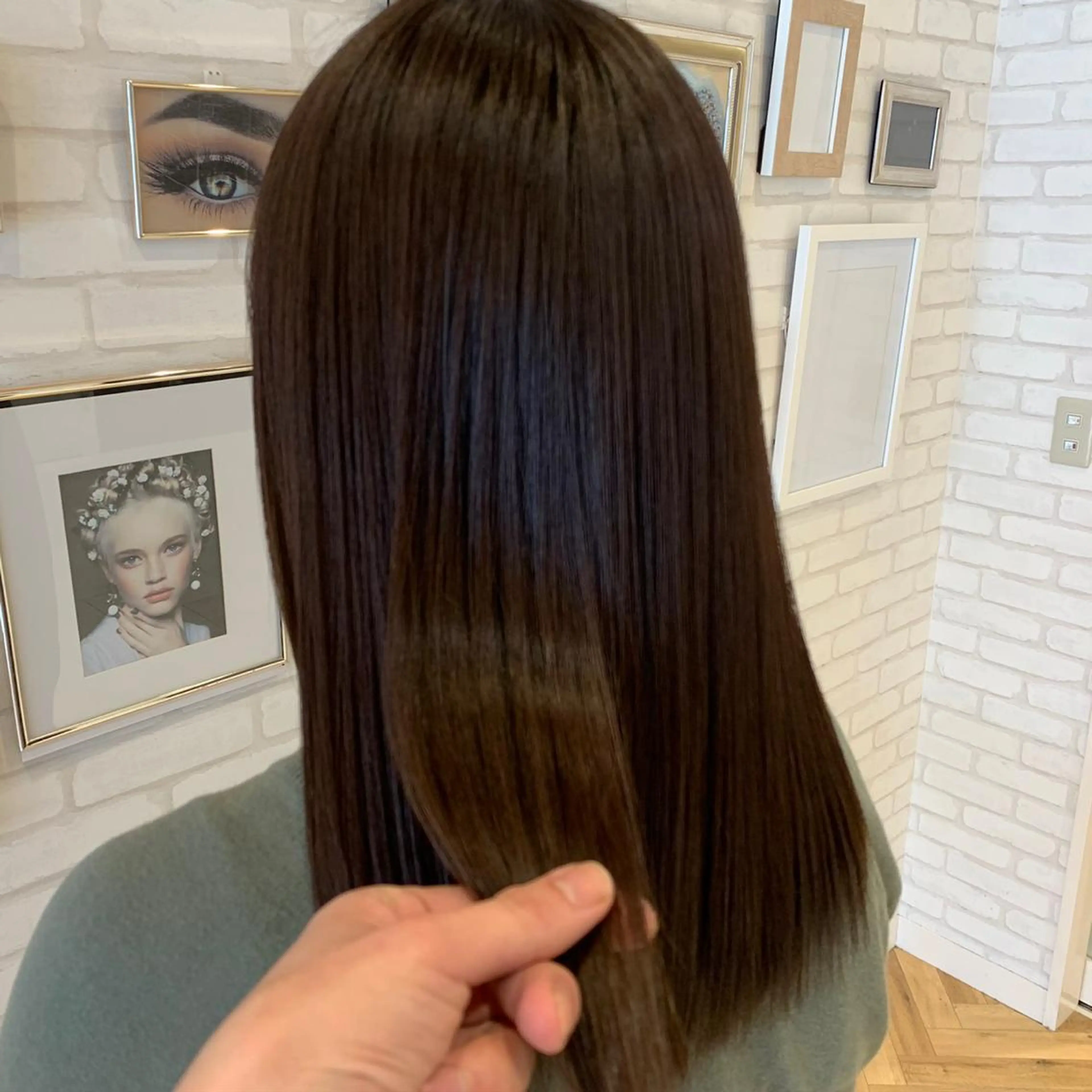 ロング 尾崎 優也のヘアスタイル