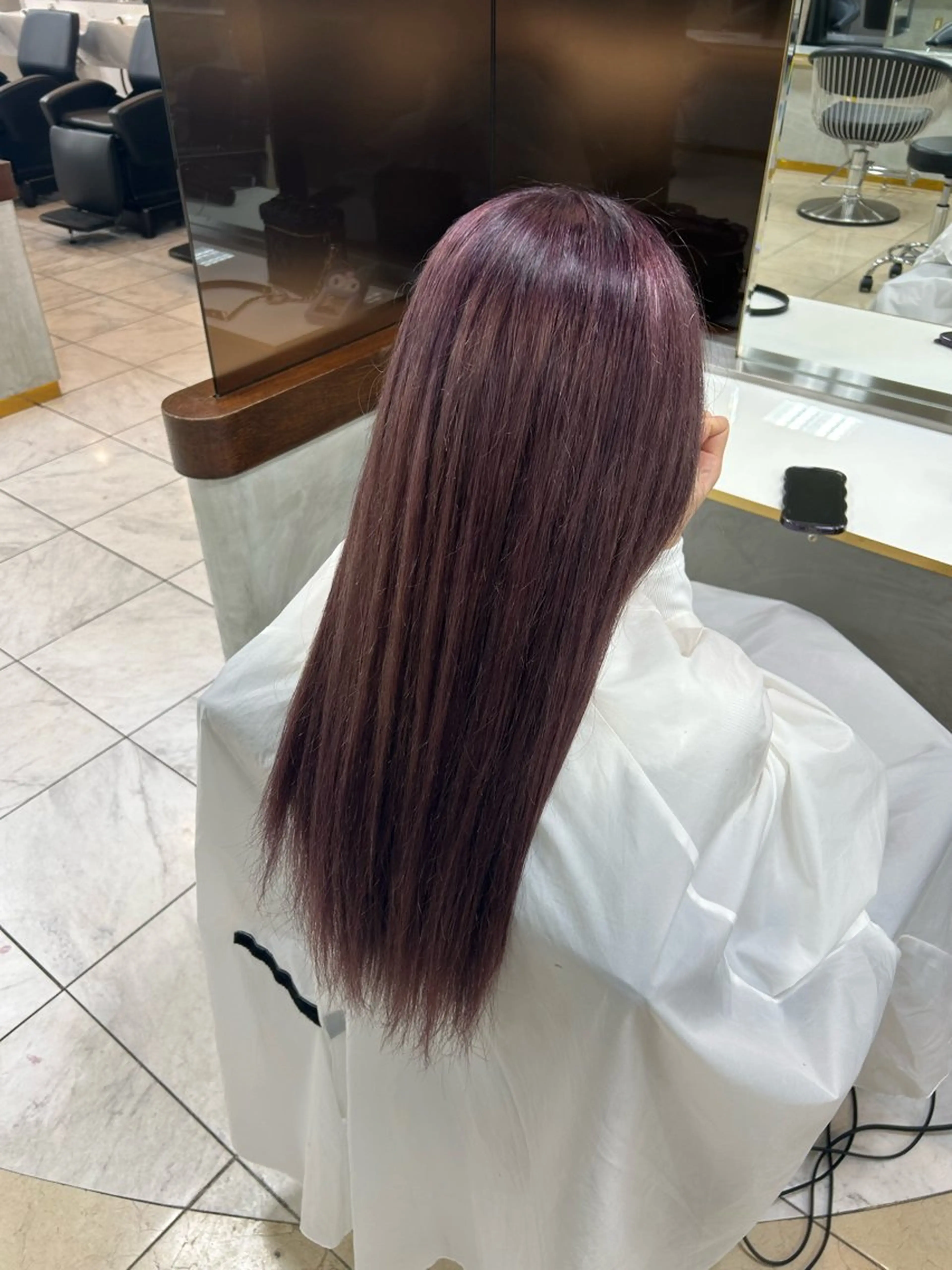 ロング 渡辺 にこはのヘアスタイル