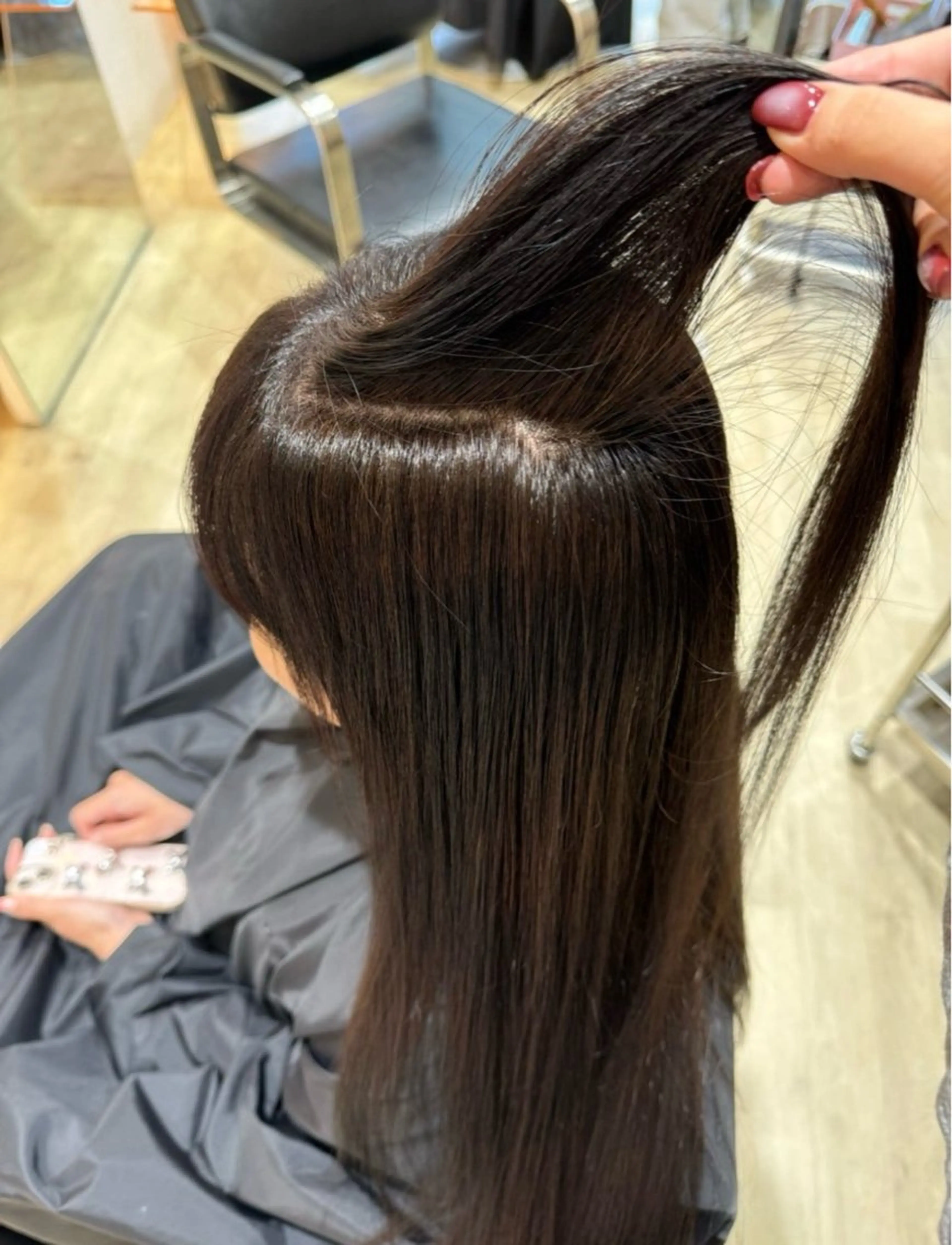 ミディアム カラー ヘアカラー [TIDEHAIR] MIYUのヘアスタイル