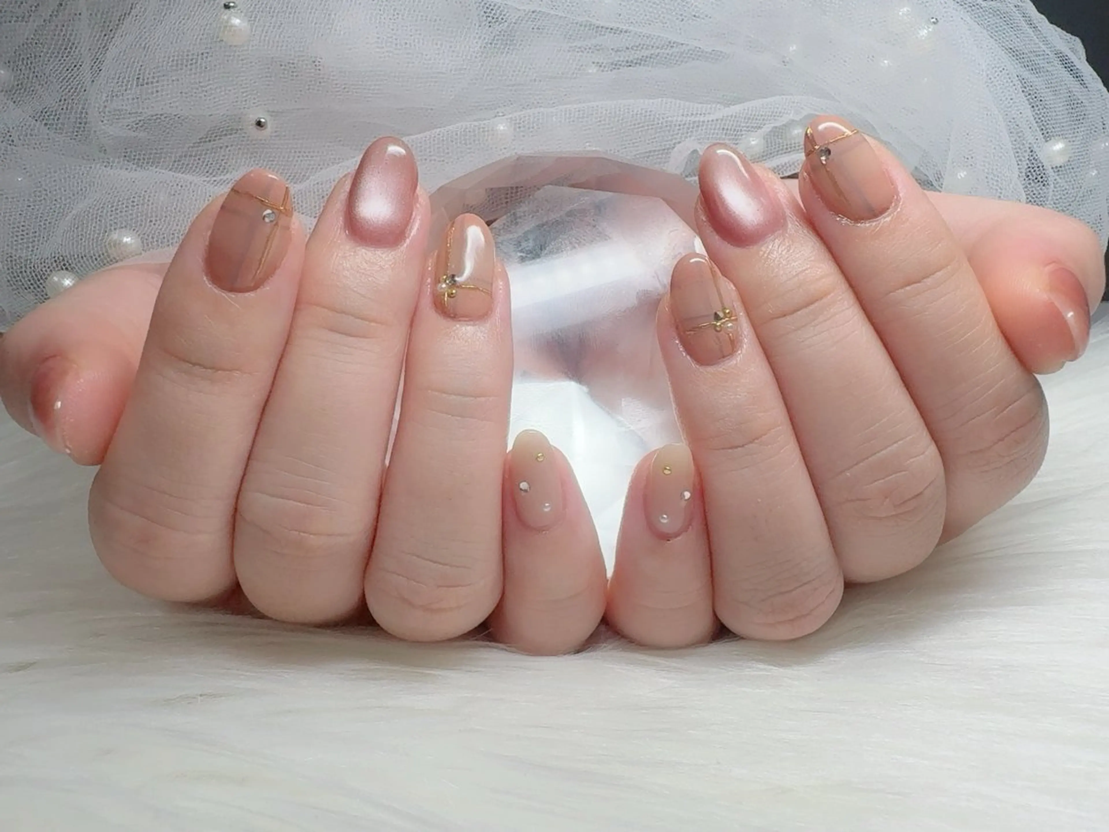 ネイル ハッピーネイル 蘭のネイルデザイン