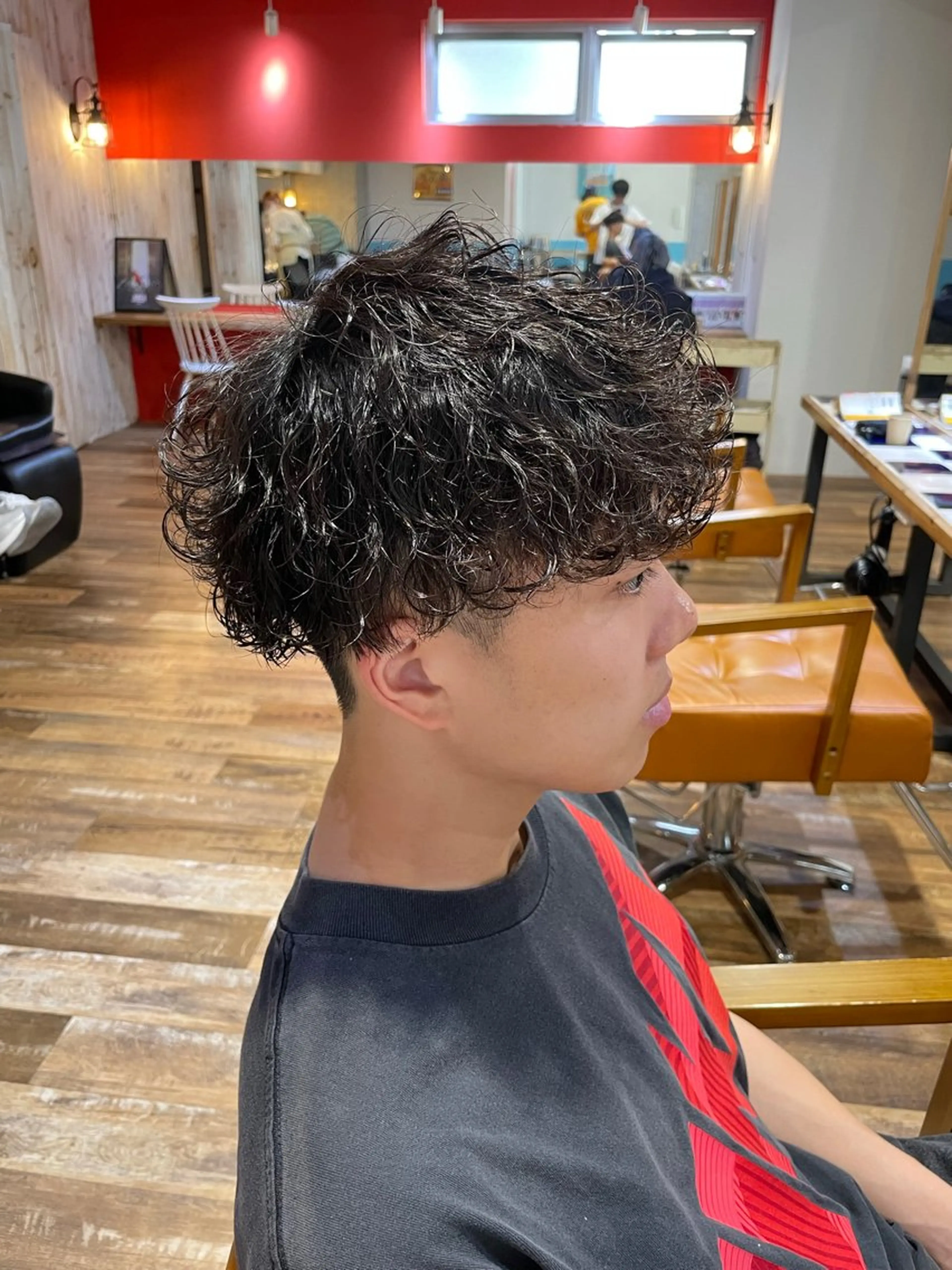 ショート パーマ メンズ カット パーマ トリートメント 🔥メンズ特化パーマ 🦖増田弘明🦖のヘアスタイル