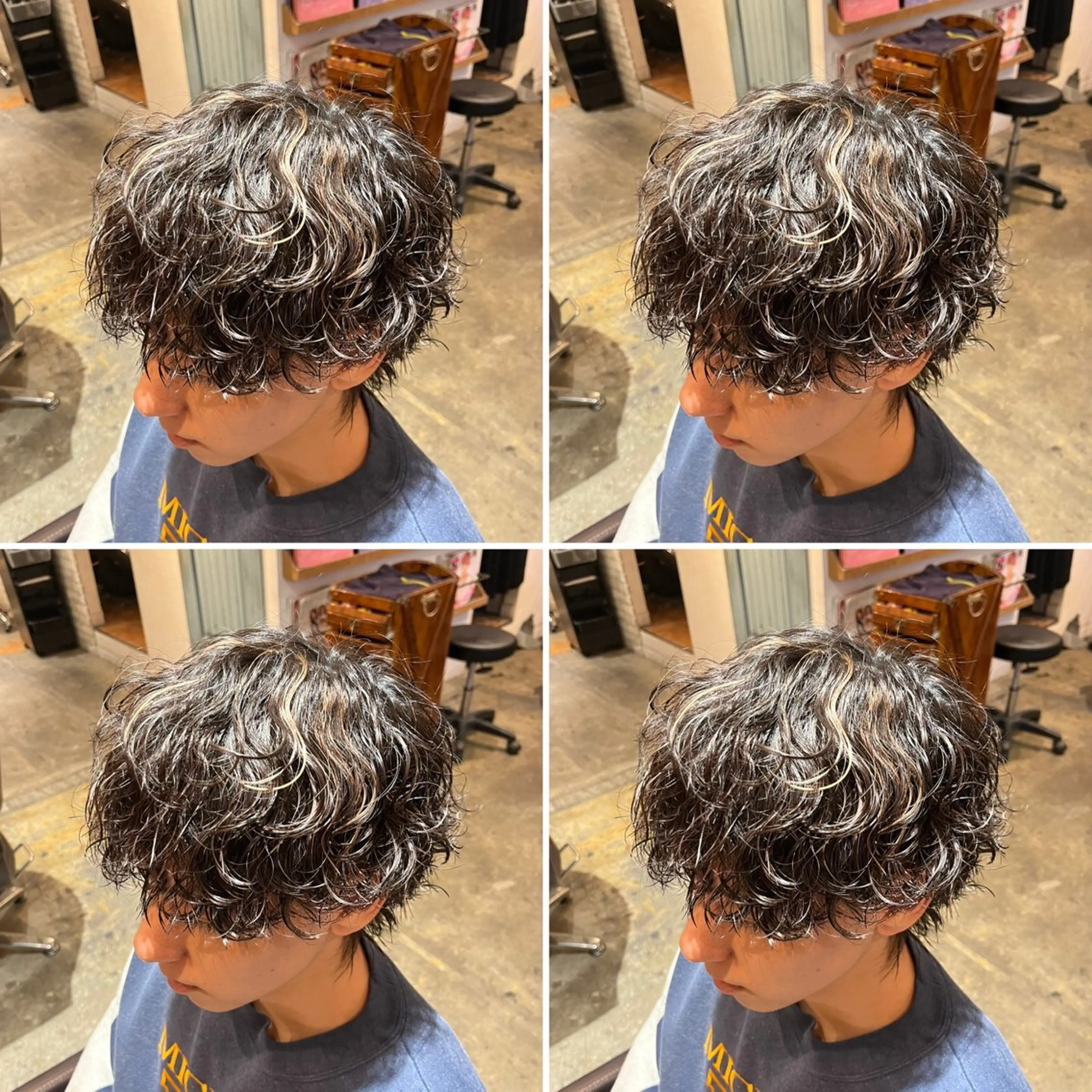 パーマ メンズ カット パーマ トリートメント ヘアセット 💈メンズパーマ特化 店長望月謙二郎💈のヘアスタイル