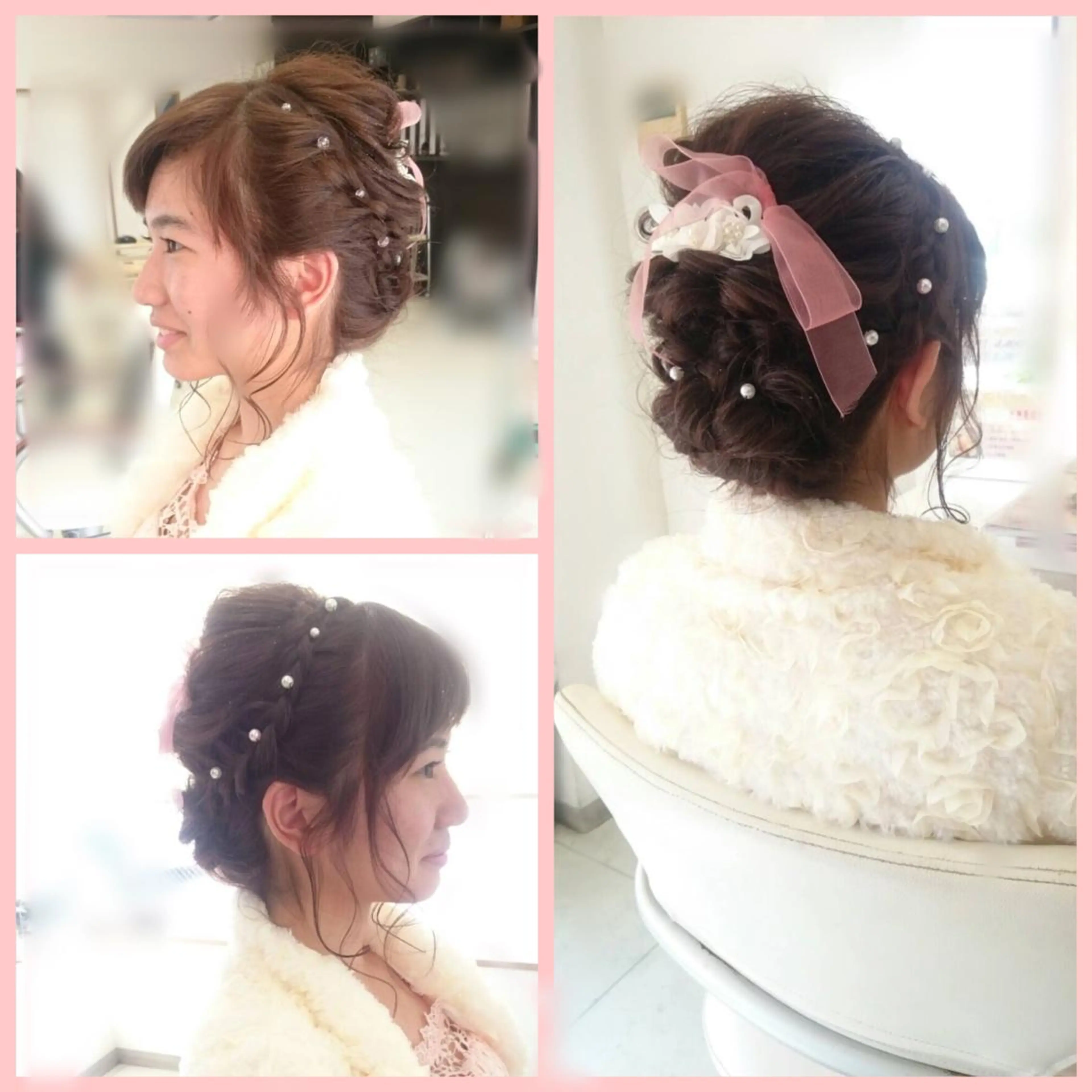 セミロング カラー ヘアアレンジ Hair VERDEのヘアスタイル