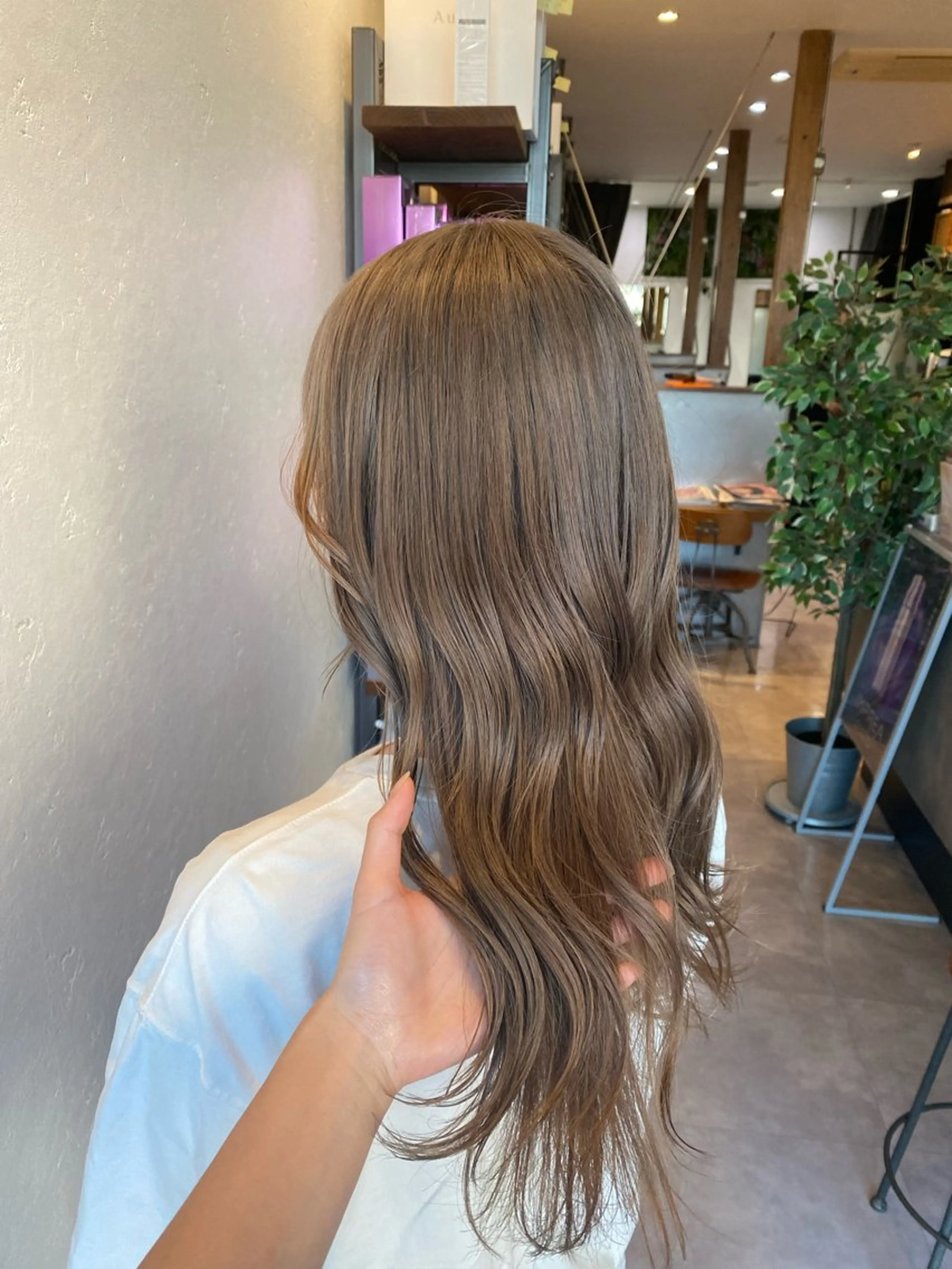 ミディアム カラー カット ヘアカラー 希優🌺ソムリエ /ブリーチ/カットのヘアスタイル