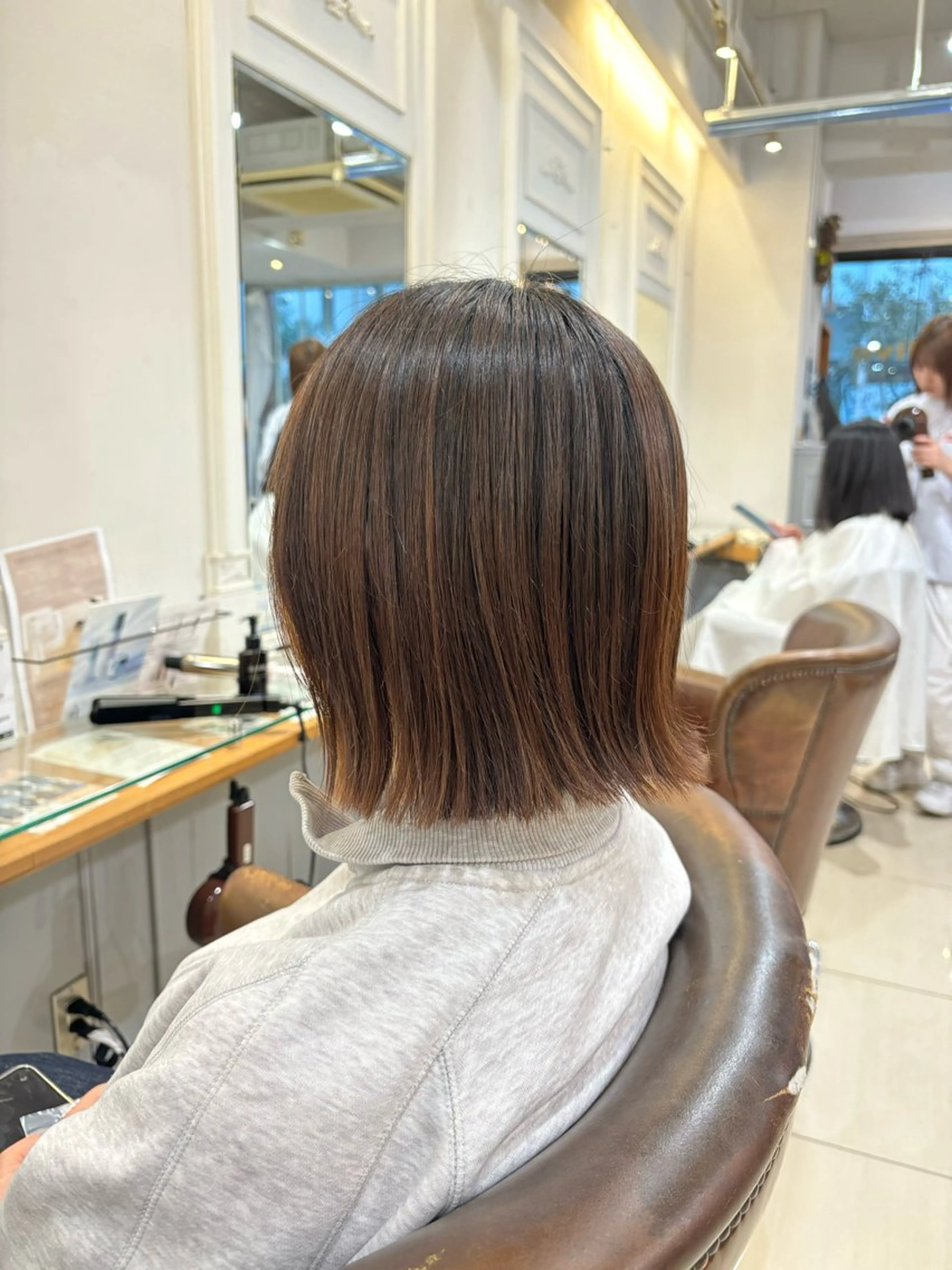 ミディアム ボブ 🫧 nanaco🫧のヘアスタイル