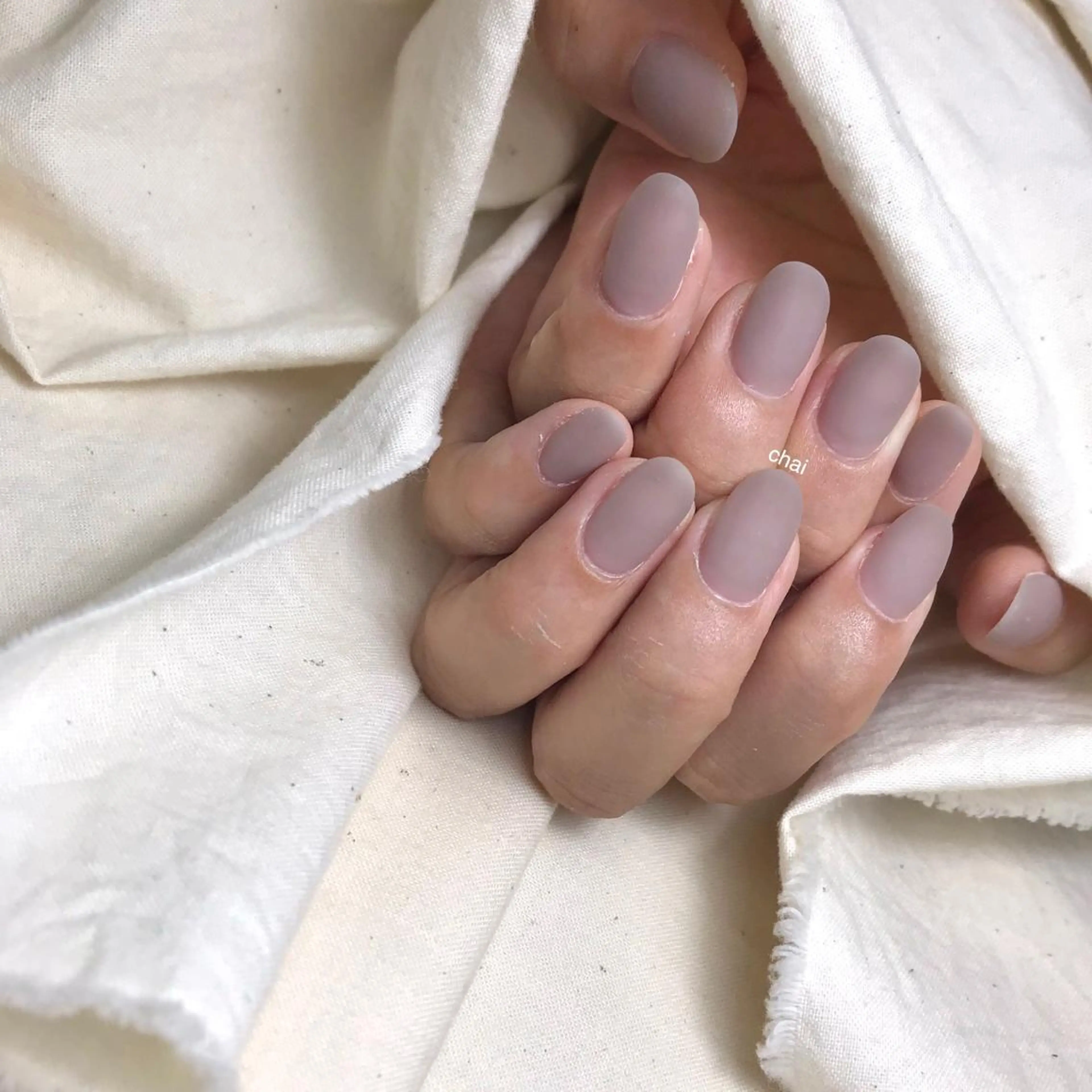 ネイル マットネイル ハンドネイル 💅chainail _aiのネイルデザイン