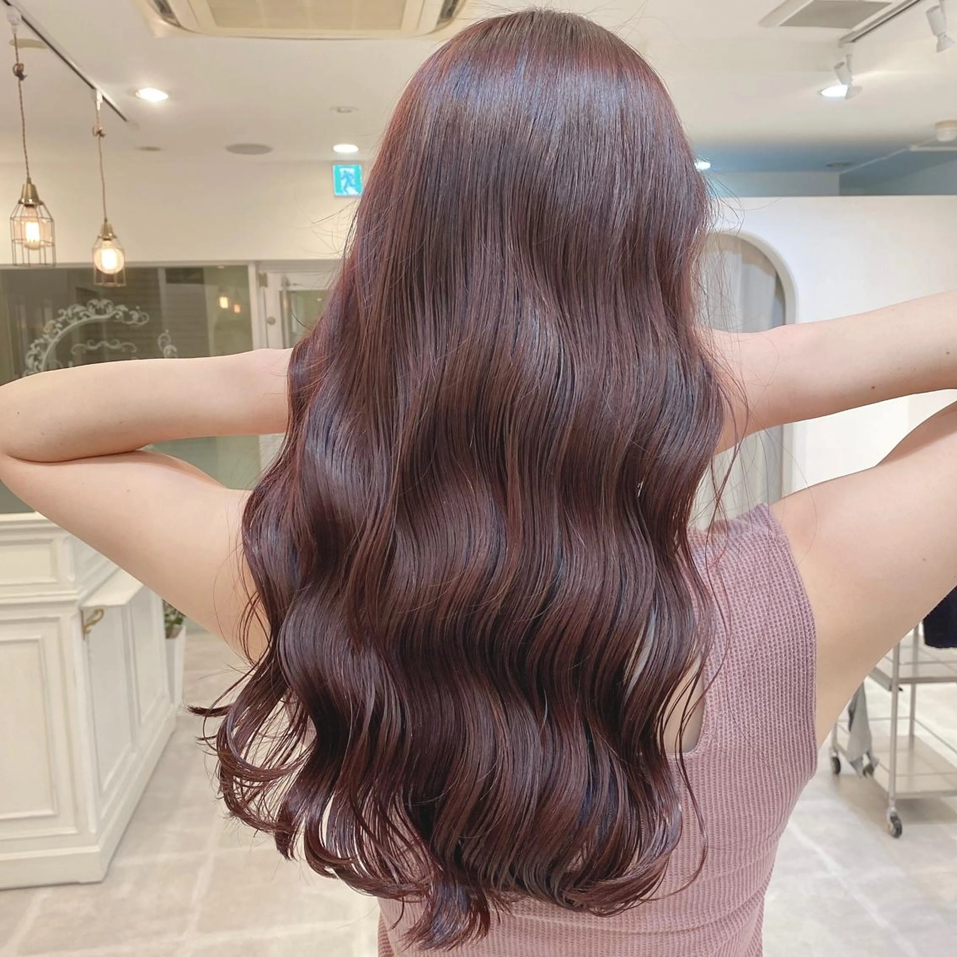 ロング カラー ブリーチ ケアブリーチ ダブルカラー グラデーションカラー ハイライトカラー カット ヘアカラー トリートメント ブリーチなし✨艶髪 カラー𓃲YAGIのヘアスタイル