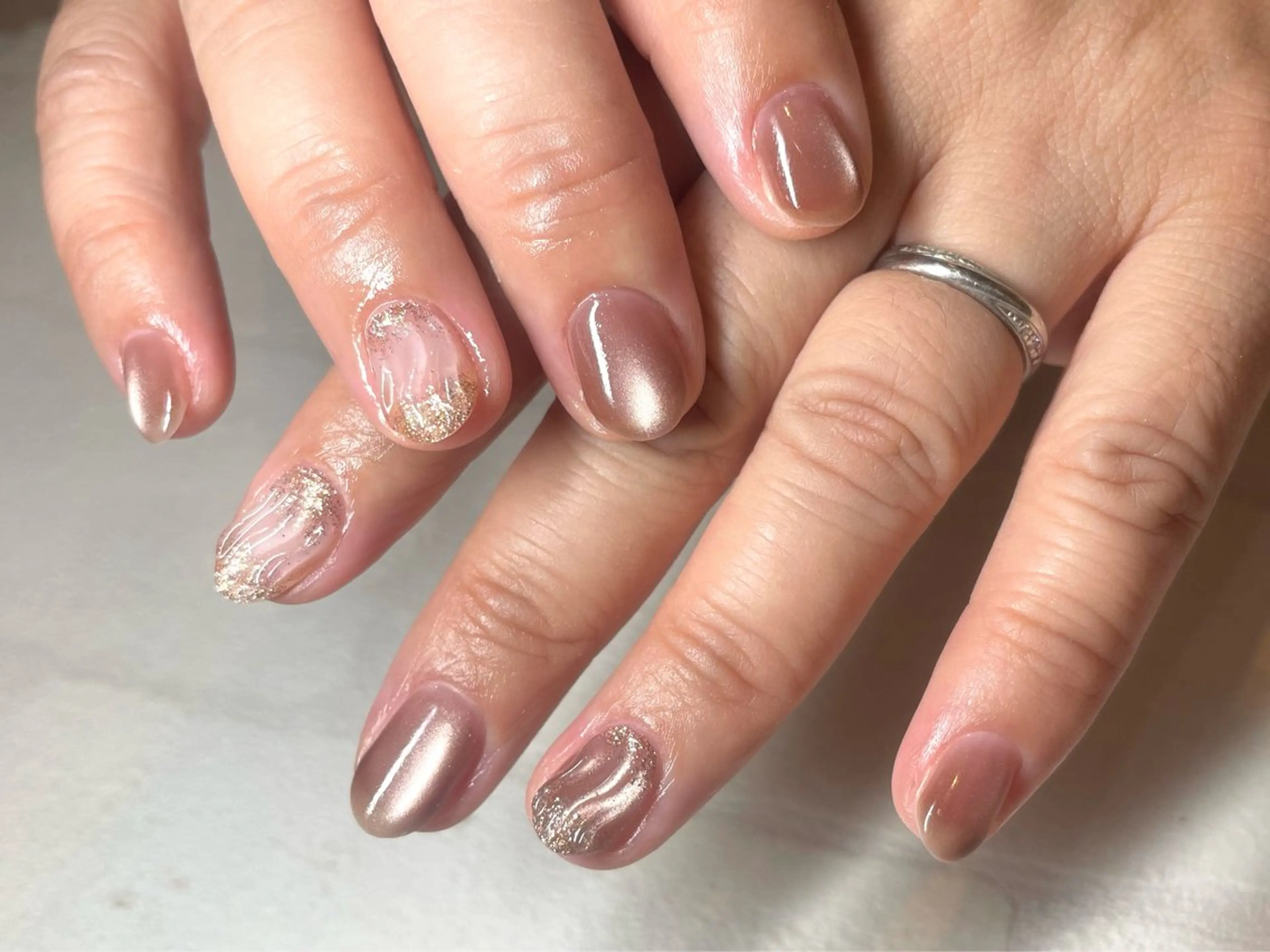 ネイル アイラッシュサロン クラル CURAR茅 ヶ崎店所属・CURAR茅ヶ崎店/ kiora🧸🧡のネイルデザイン