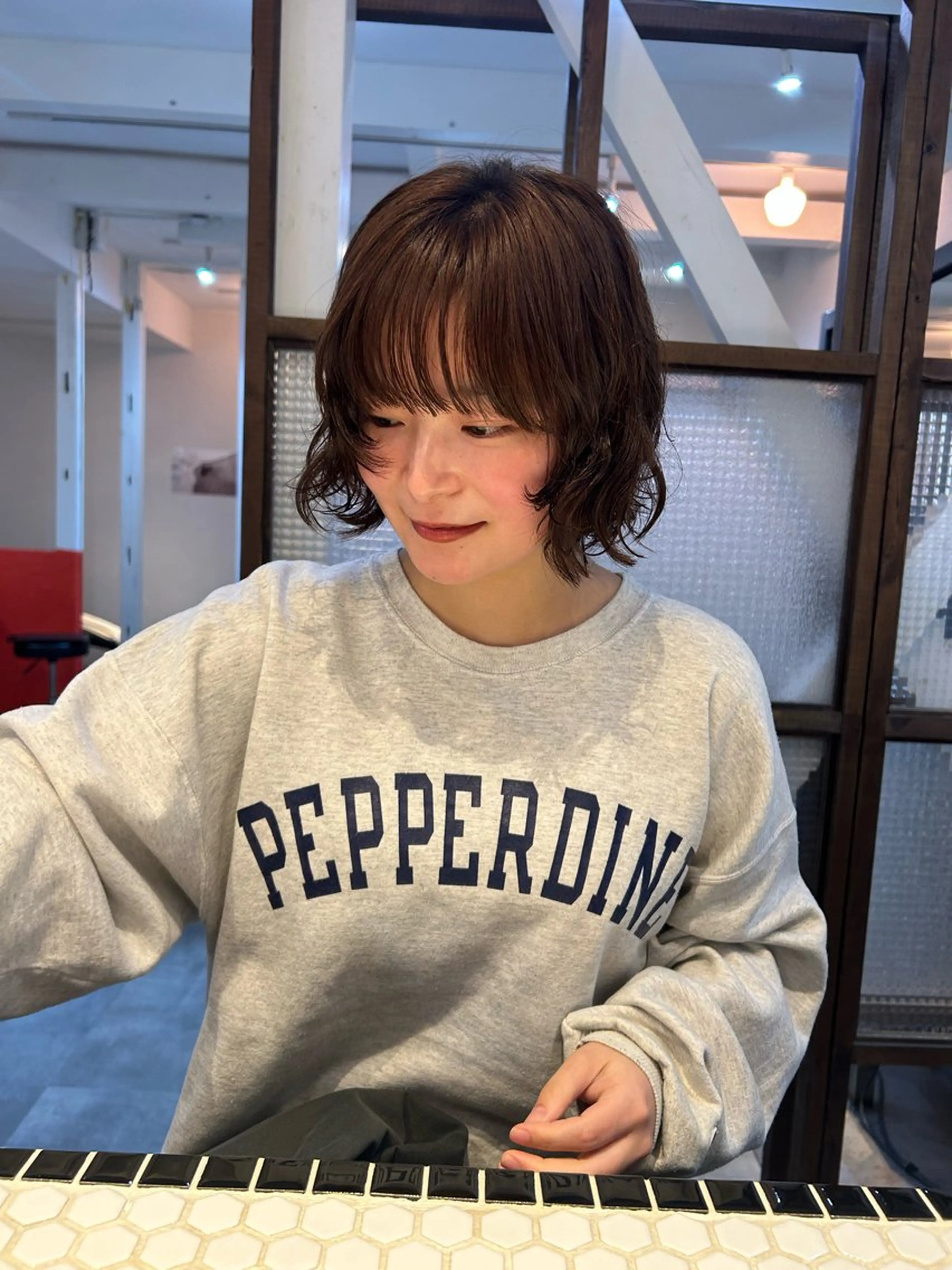 ショート カット パーマ トリートメント MOMOKA💫 YARD【学芸大学】のヘアスタイル