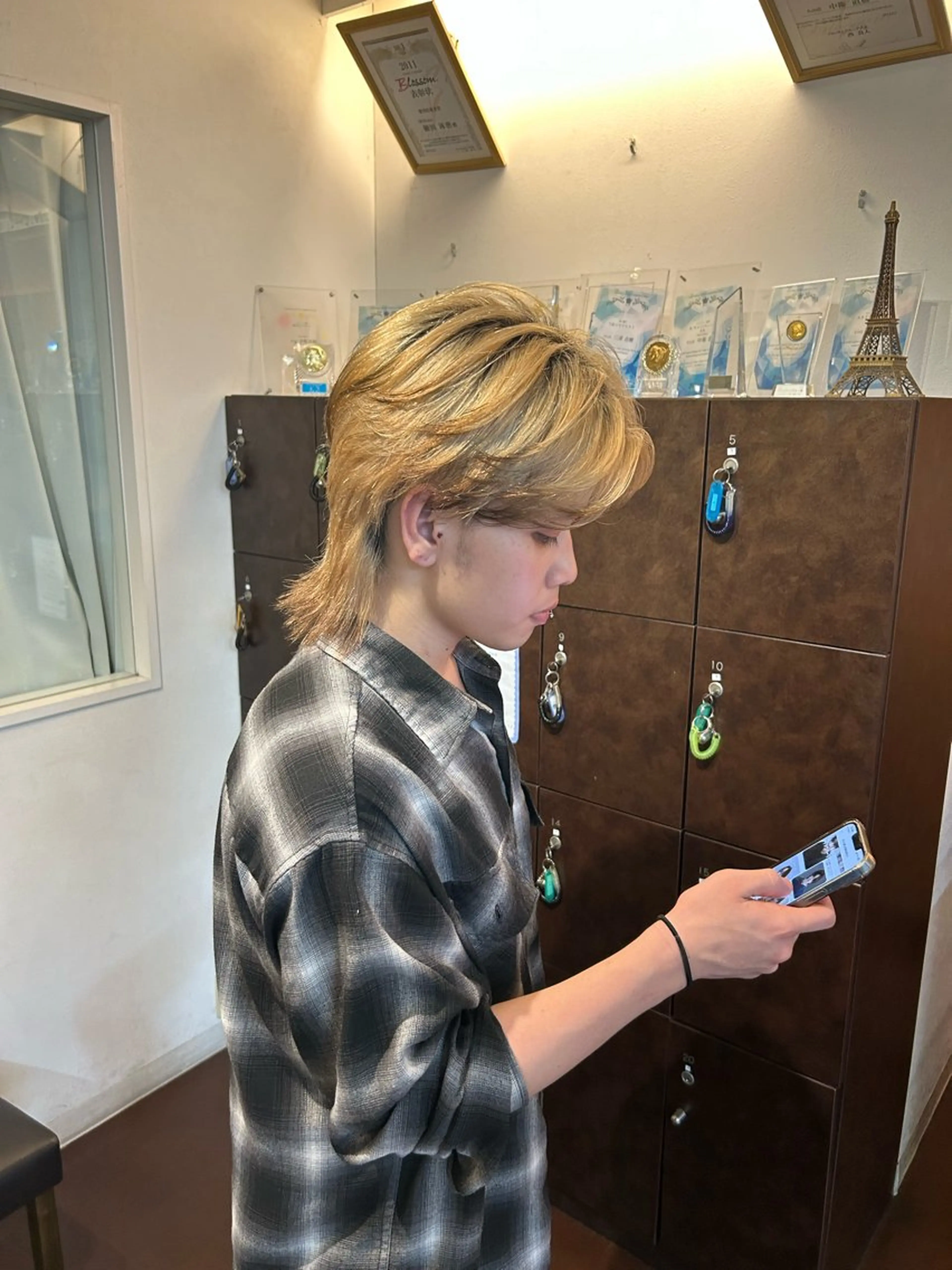 メンズ センターパート メンズウルフカット ウルフカット カット 桜井晶/ Blossom大山店のヘアスタイル