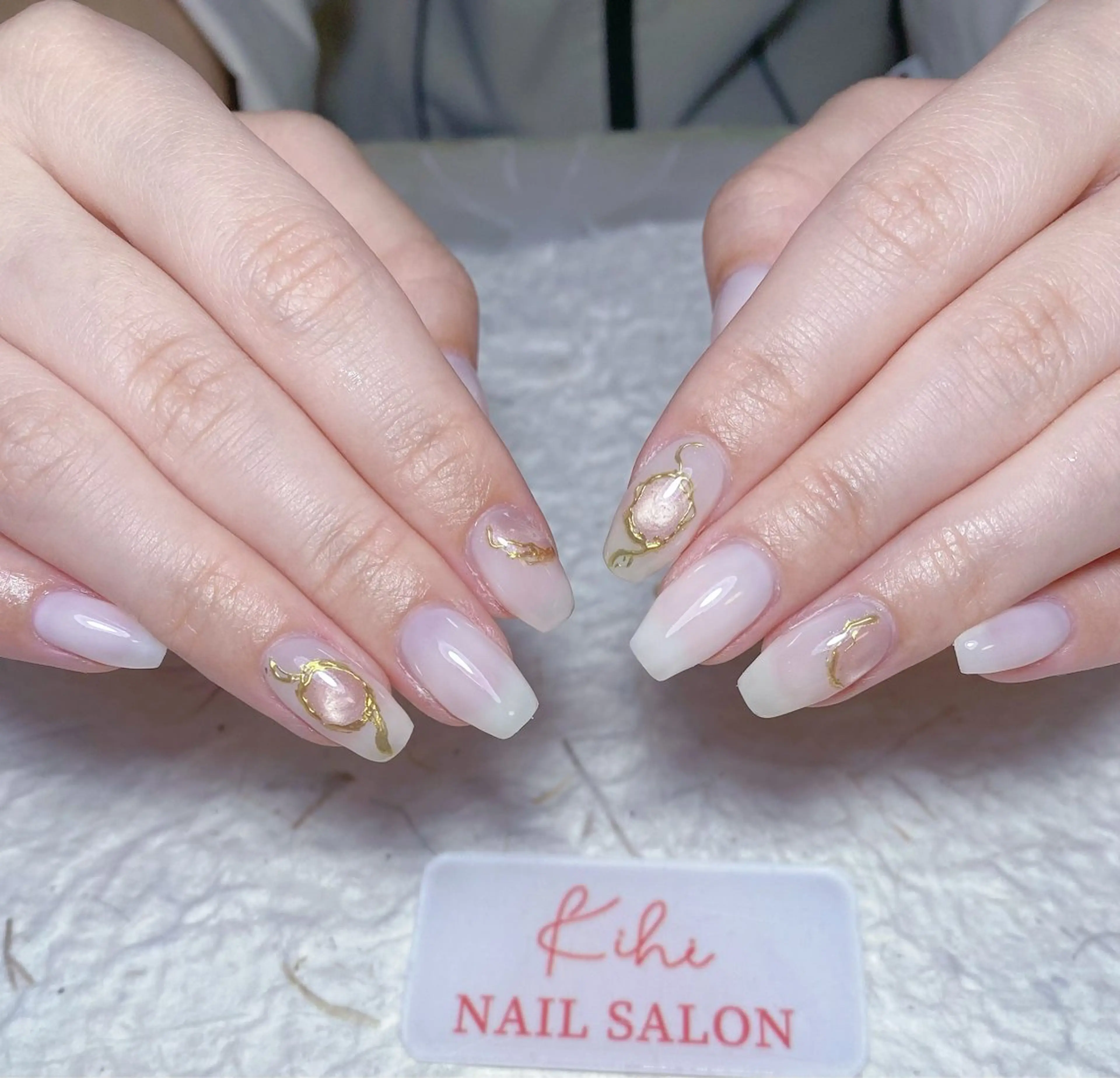 ネイル アートネイル フレンチネイル ジェルネイル グラデーション 韓国ネイル Nail Salon kihi大塚店のネイルデザイン