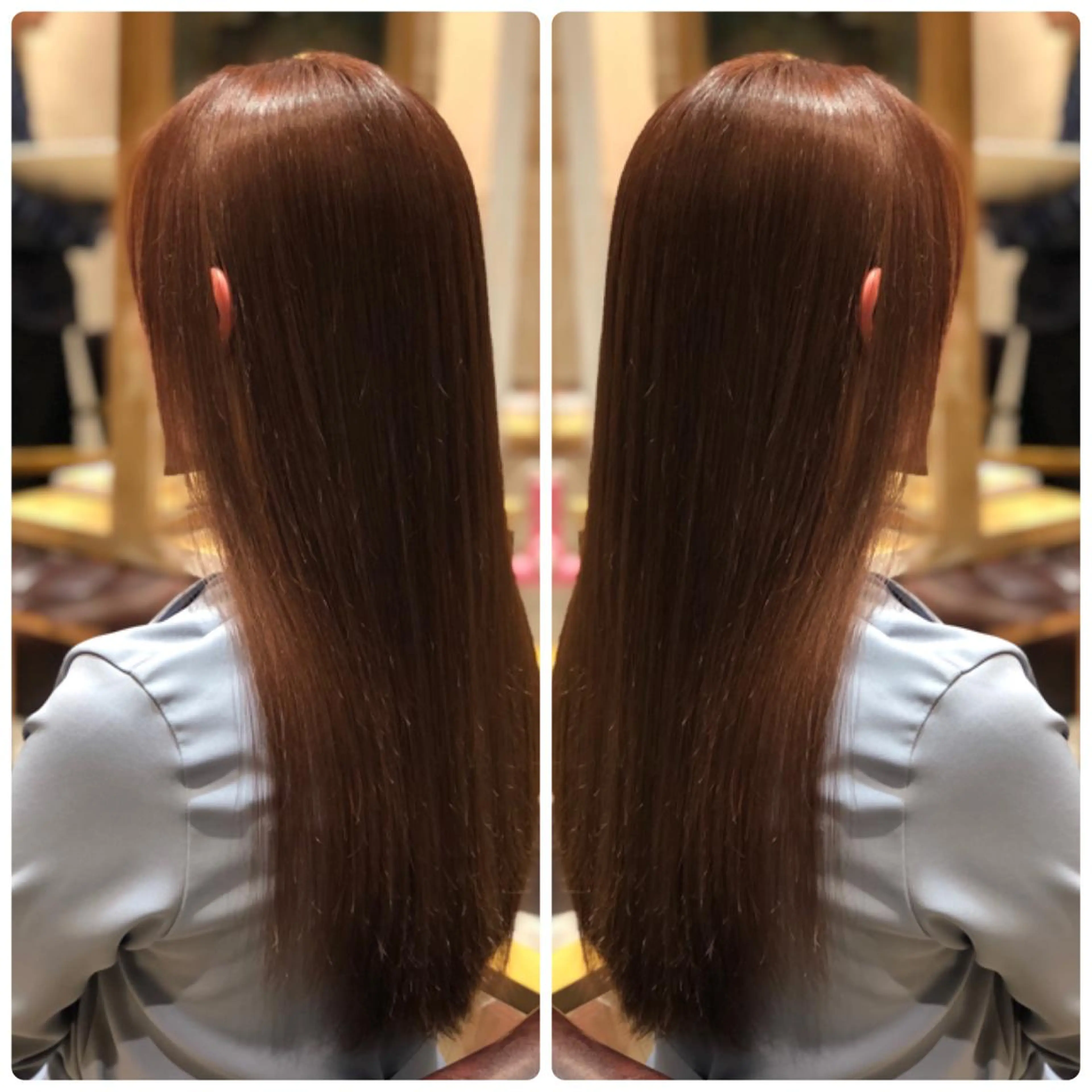 ｛‼️カット無し‼️うねり、広がりetc.もうおさらばっ😍✨アイロンのいらない生活へ😆❤️｝プレミアム縮毛矯正&Trの写真