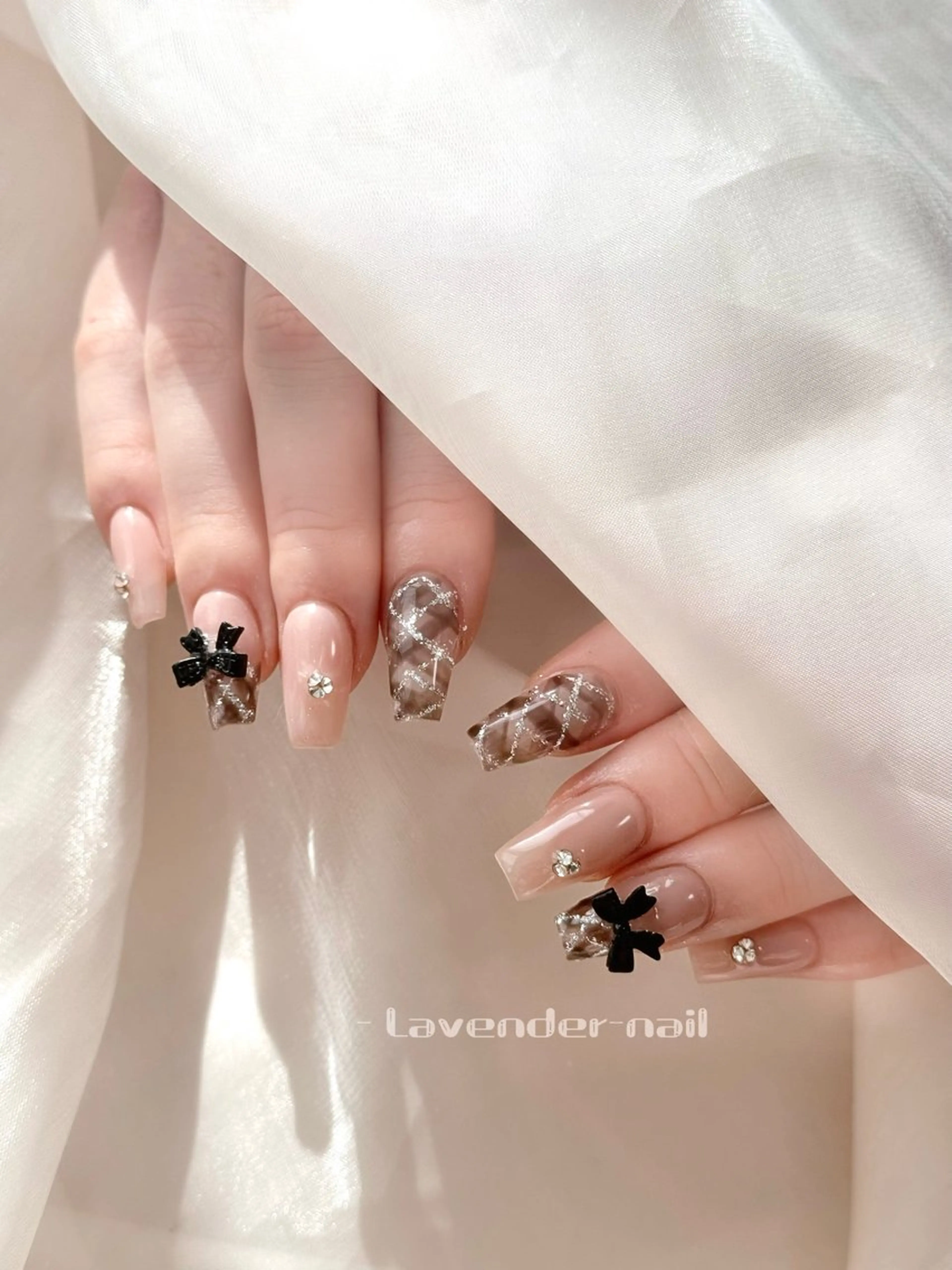 ネイル ハンドネイル Lavender nail·中島公園のネイルデザイン