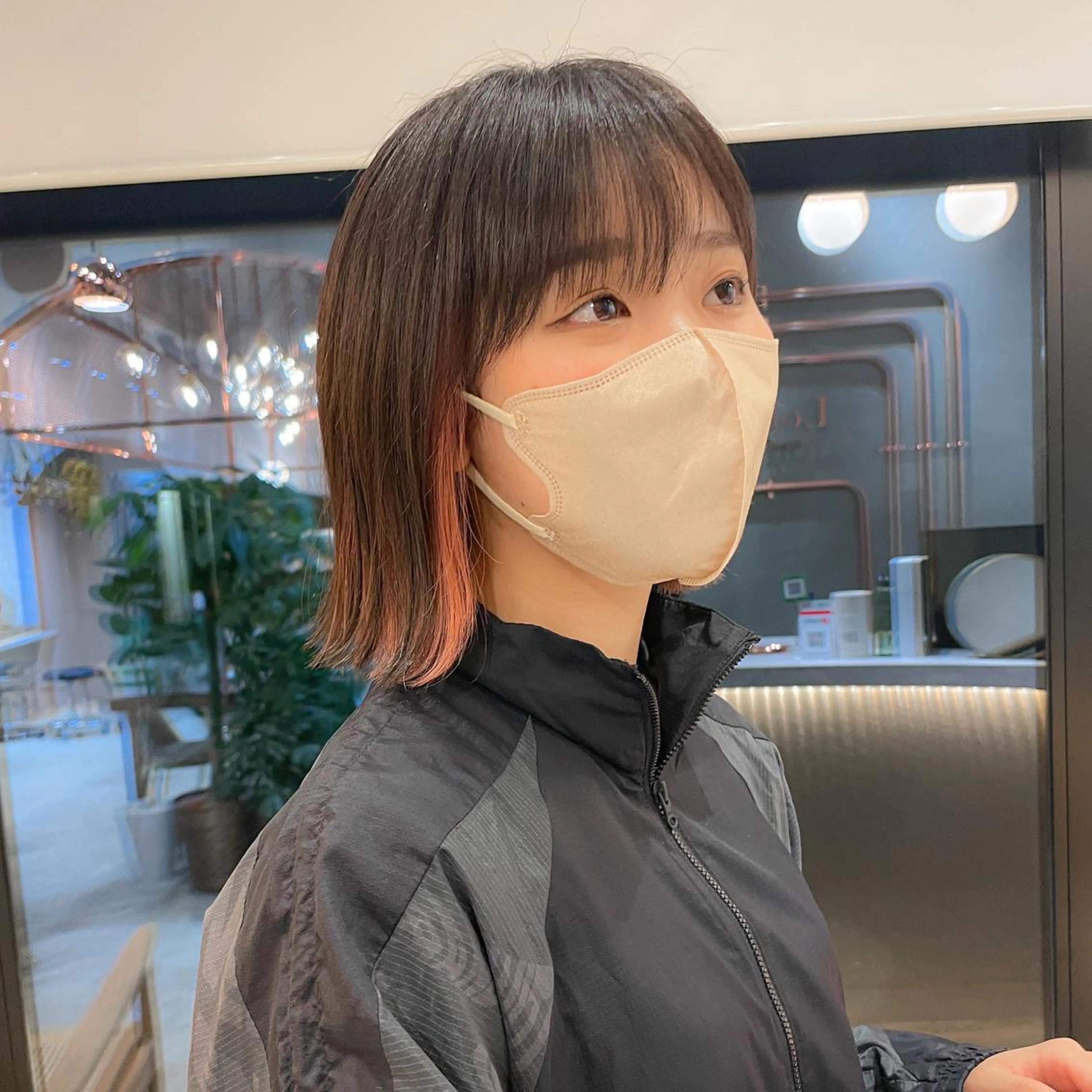 ミディアム カラー レイヤー/韓国ヘア 縮毛矯正🫧鈴木颯のヘアスタイル