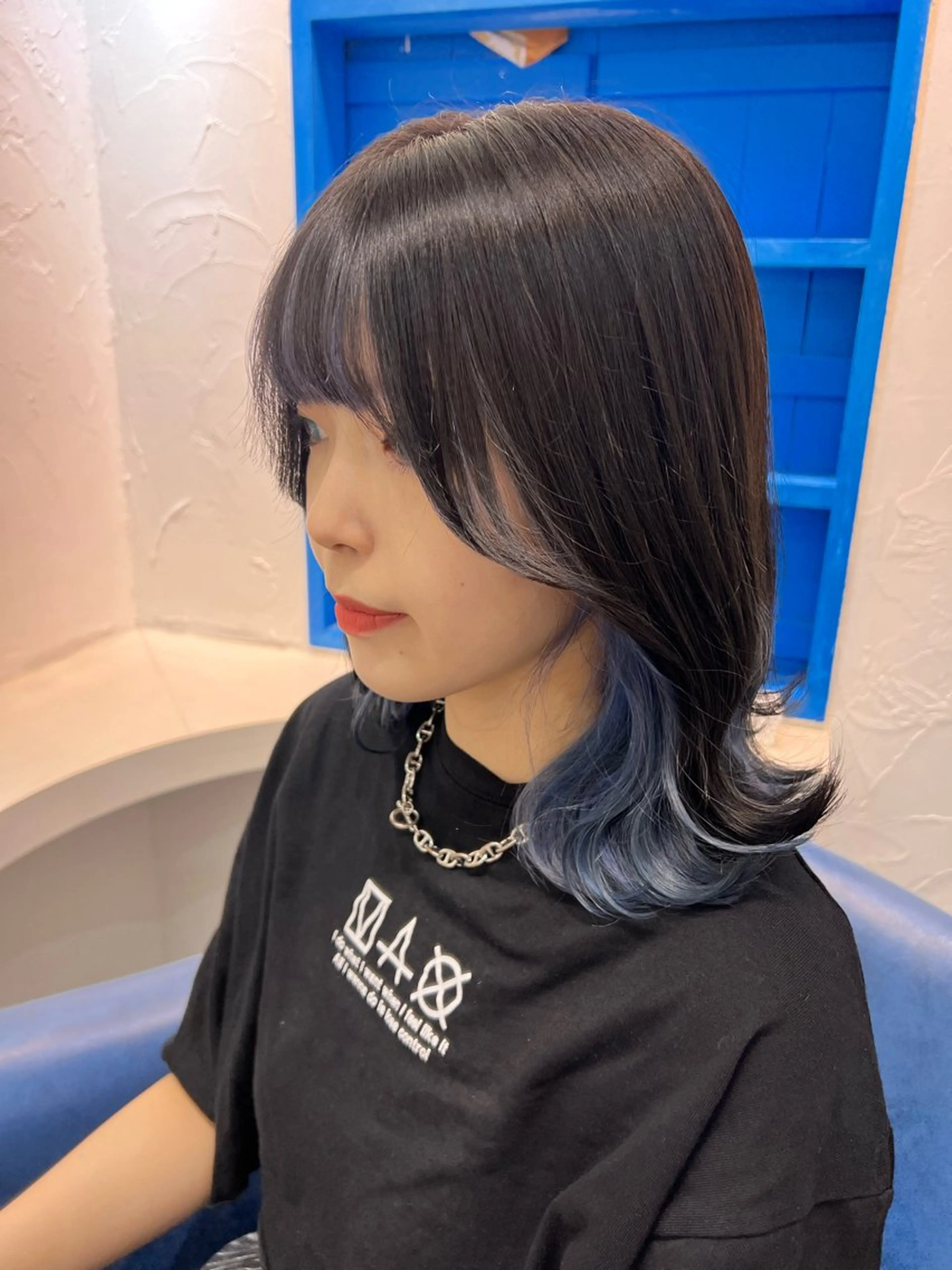 ミディアム カラー ヘアカラー メンズパーマ/ エクステ🌞セナのヘアスタイル