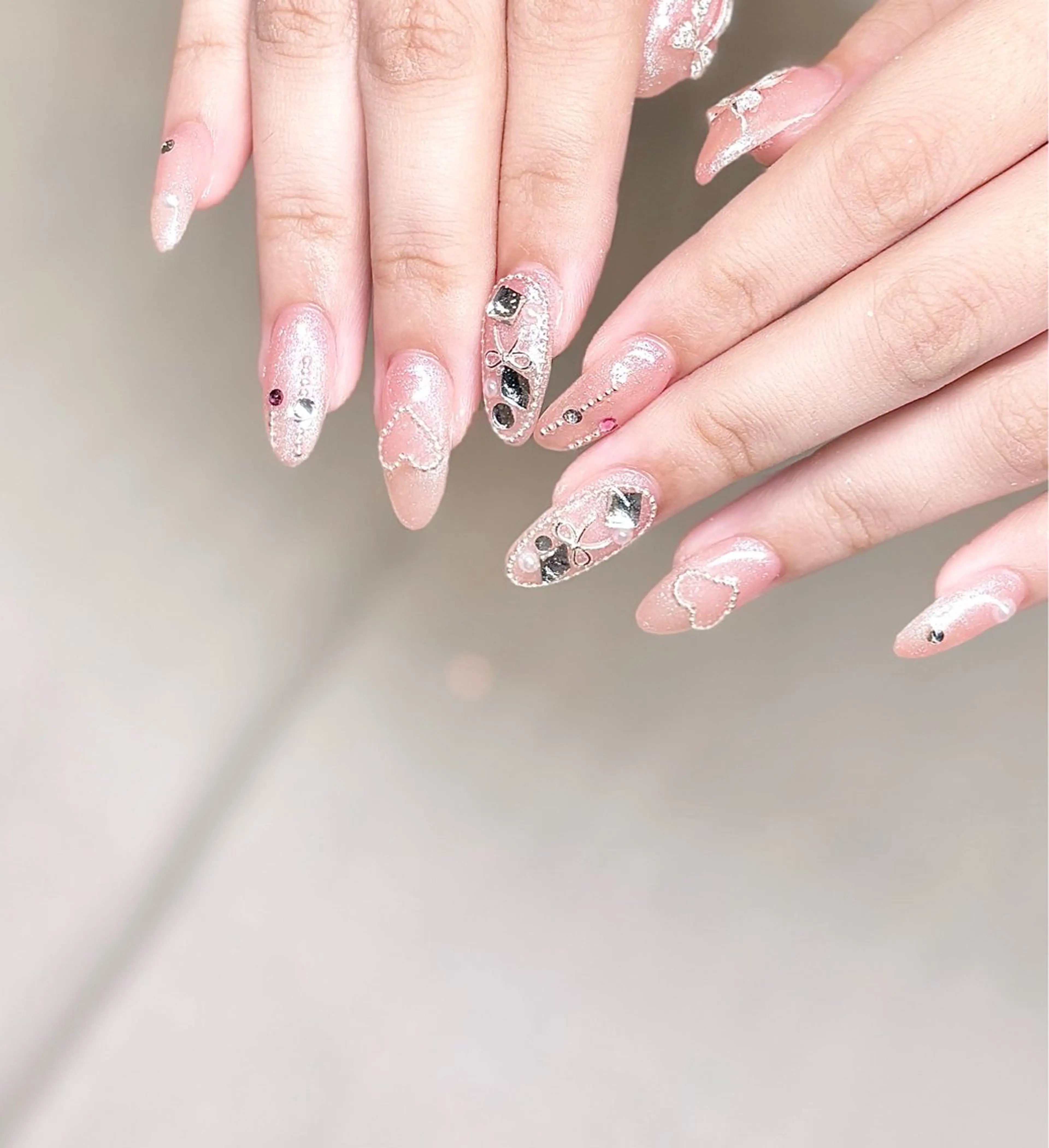 🍒ワンホン♡韓国ビジューつけ放題コース⭐︎オフ・ケア込の写真