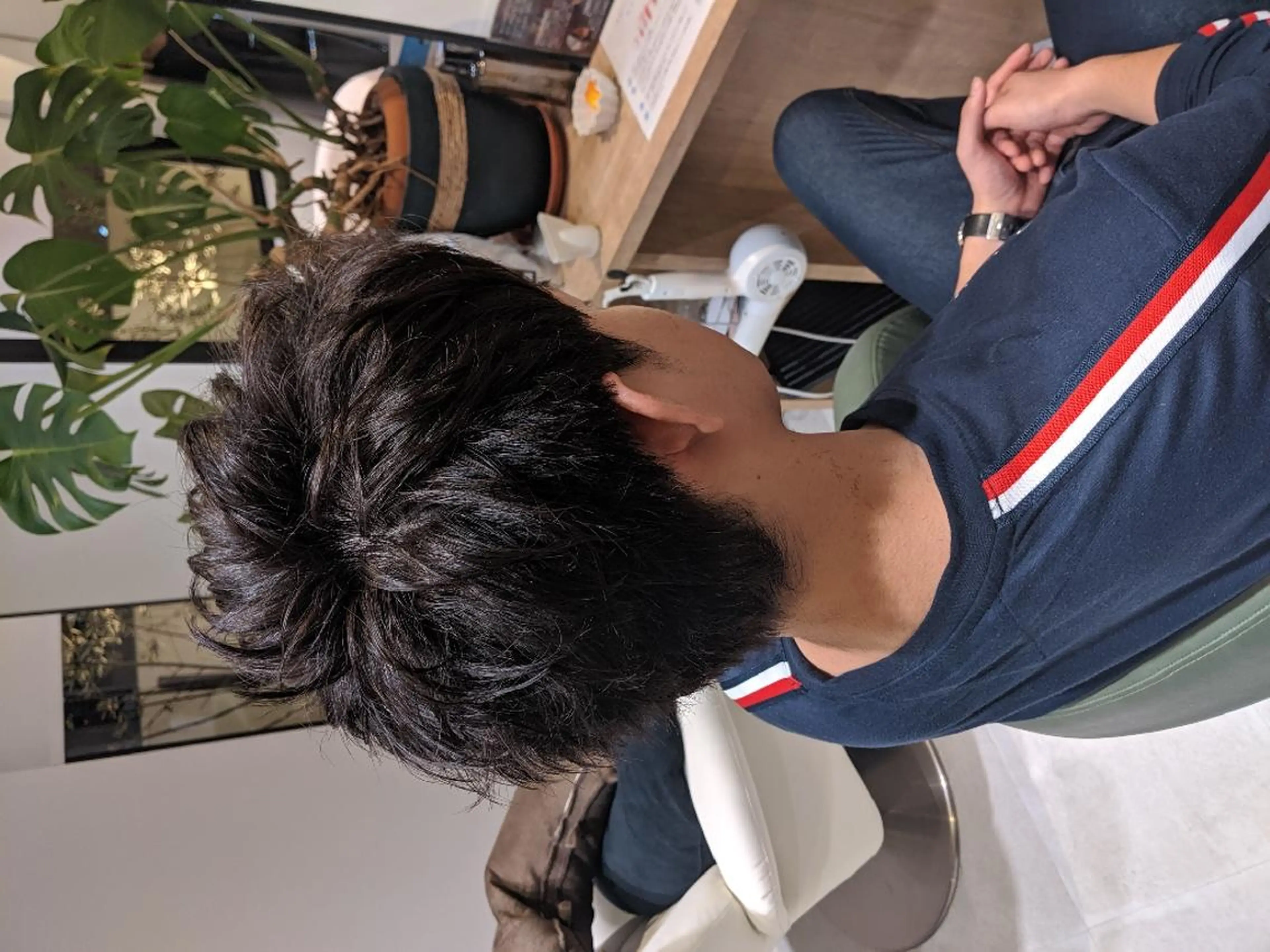 メンズ 浜田りほ Luxbe 博多バスターミナルのヘアスタイル