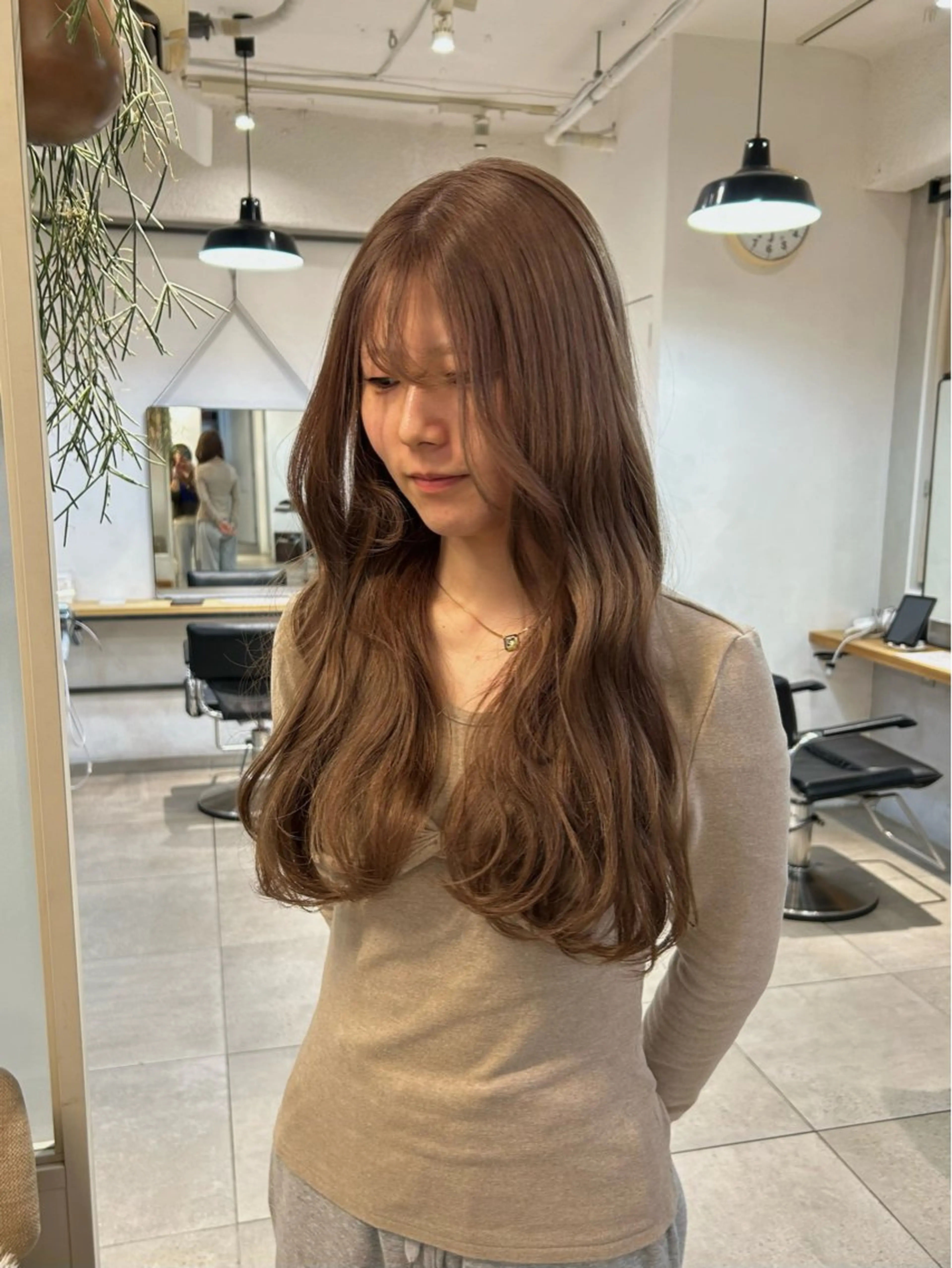 カラー ヘアカラー トリートメント 柔らかい質感とカラー /moekaのヘアスタイル