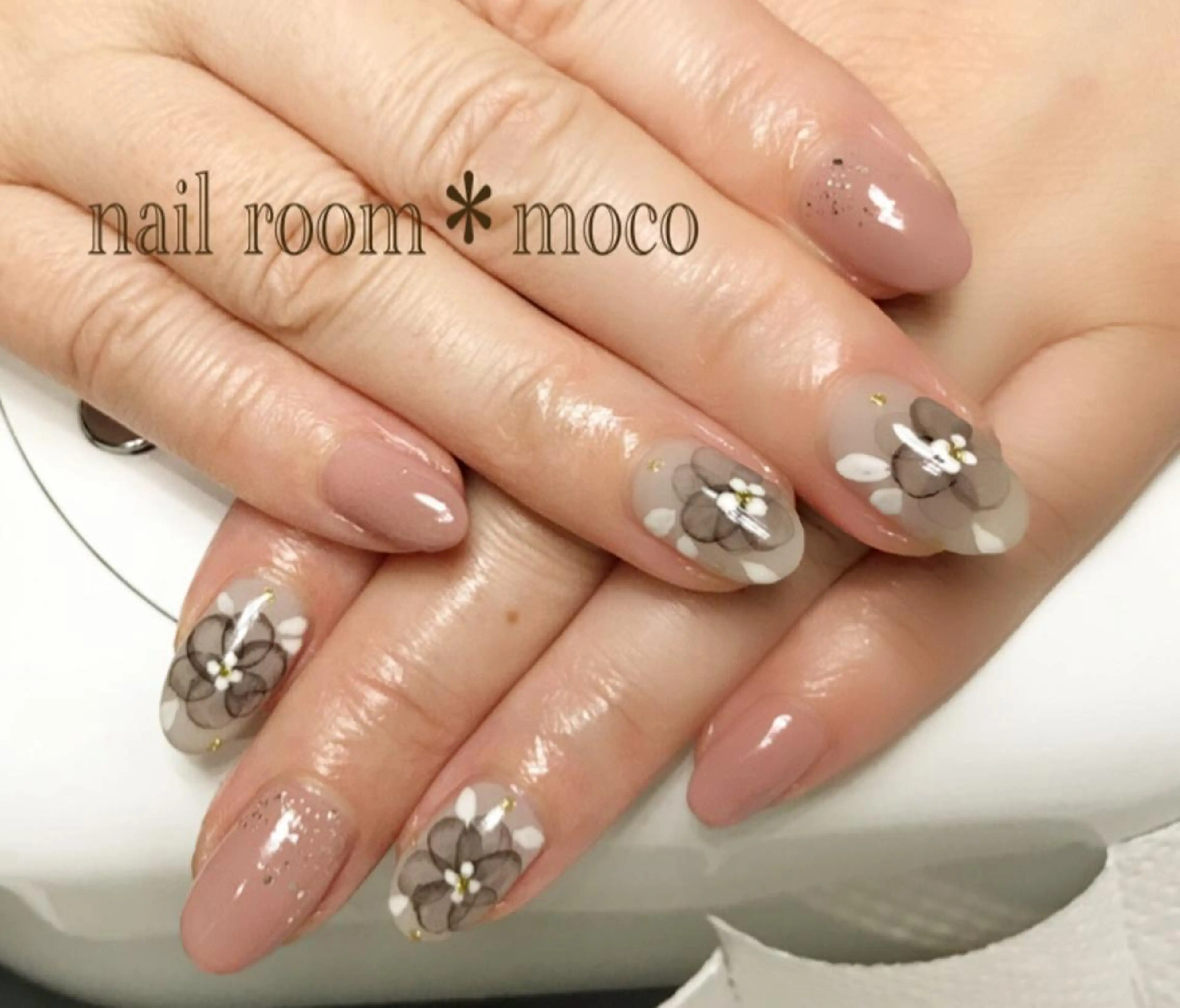 ネイル ラメ(グリッター) nailroom mocoのネイルデザイン