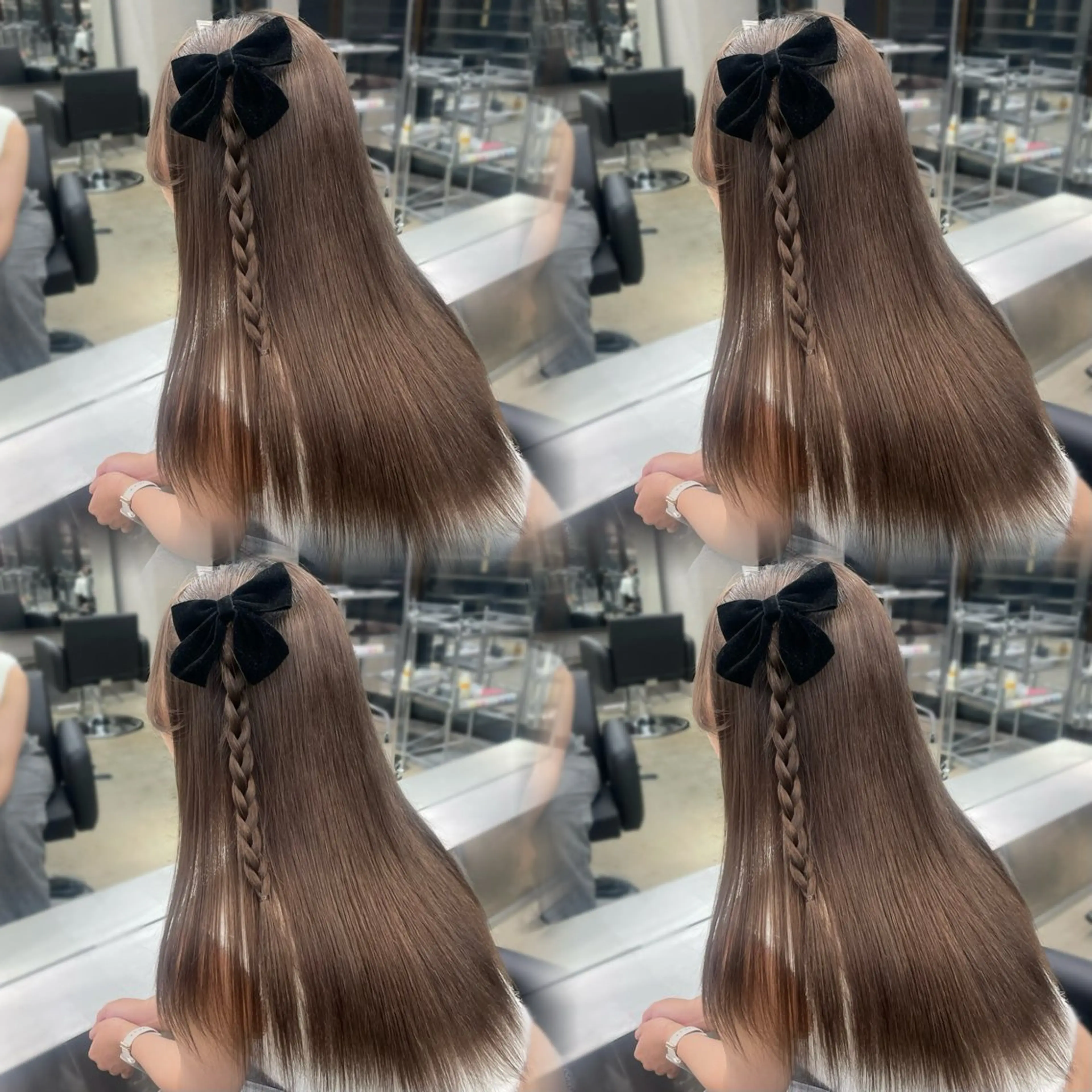 ロング カラー ベージュカラー ブリーチ ブラウンカラー ミルクティーベージュ 名古屋栄♡PELE/ ブリーチ/ハイトーンのヘアスタイル