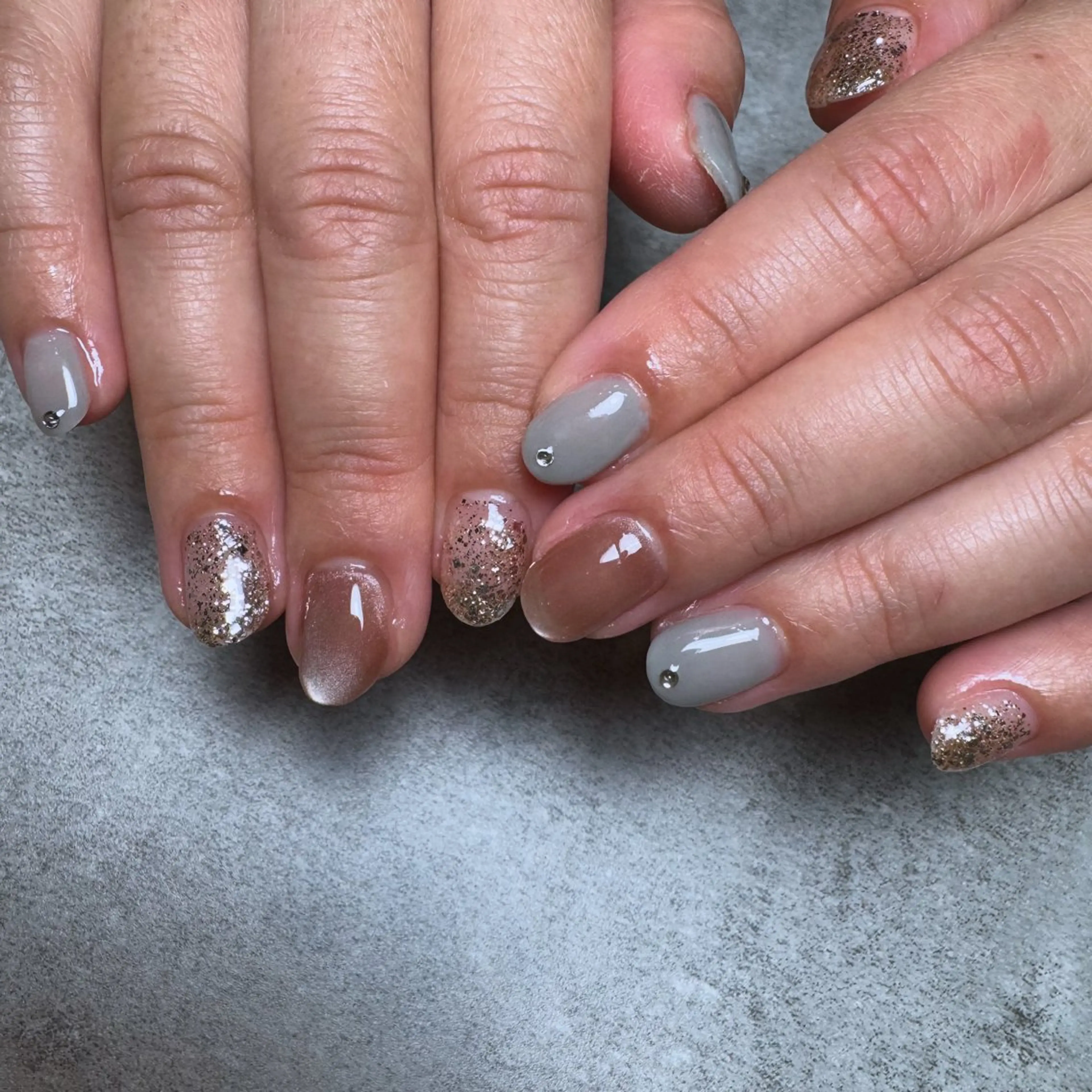 ネイル シンプルネイル MATATABI. kumiのネイルデザイン