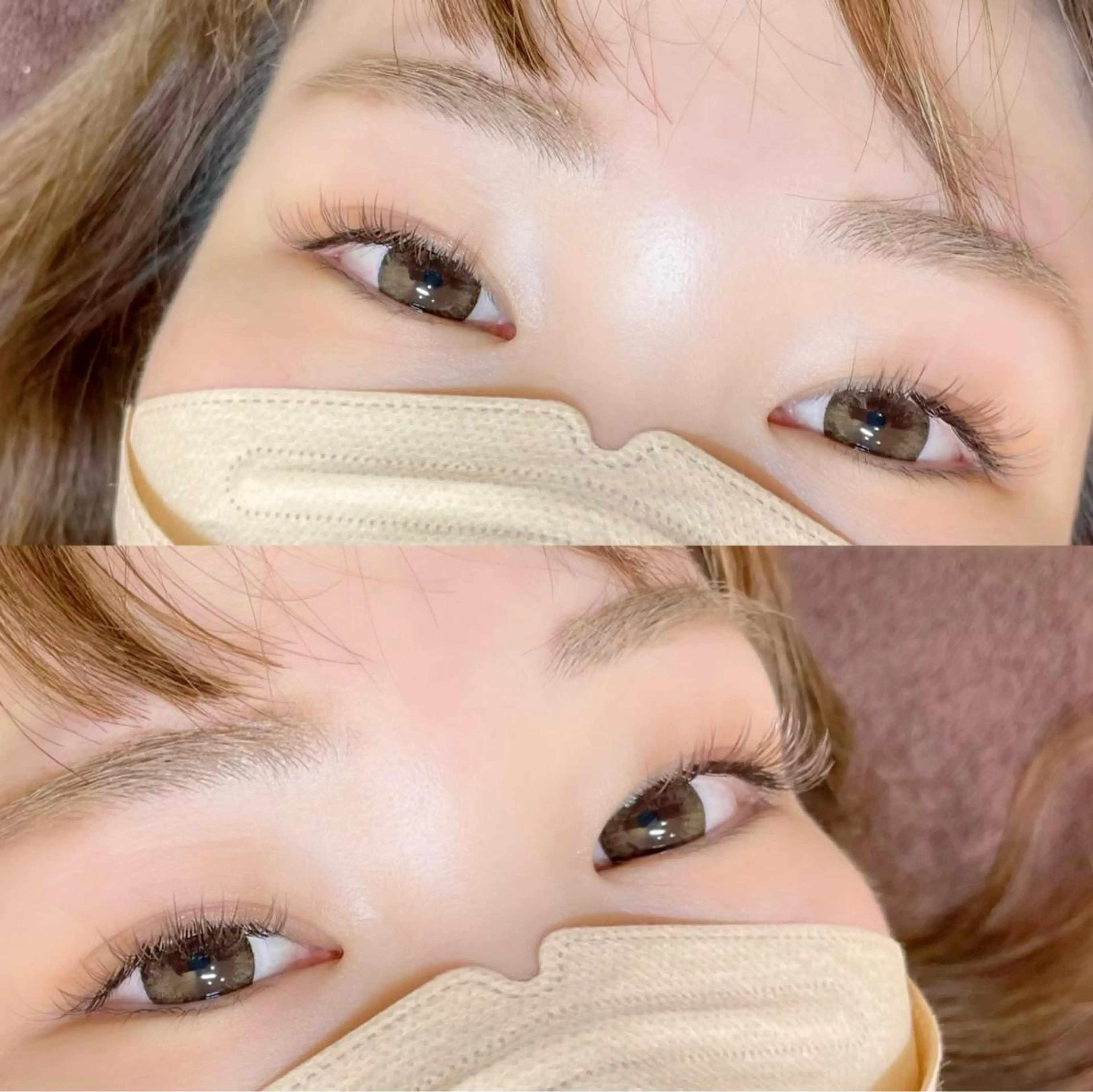 マツエク・マツパ カラーマツエク フラットラッシュ KITAZUMI MAYUのマツエク・マツパデザイン