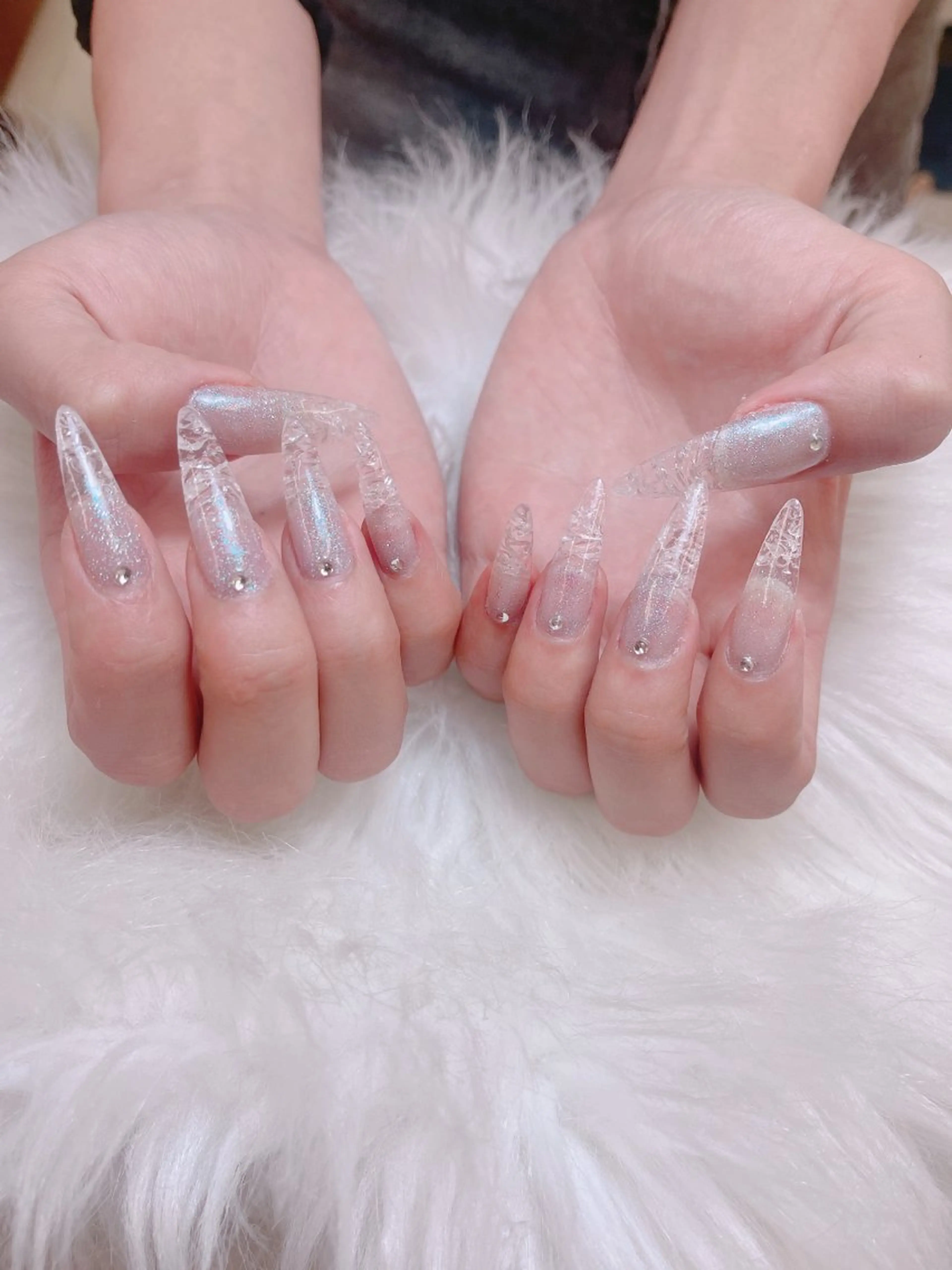 ネイル アートネイル フレンチネイル ジェルネイル 韓国ネイル マグネットネイル Lenie Shinokuboのネイルデザイン